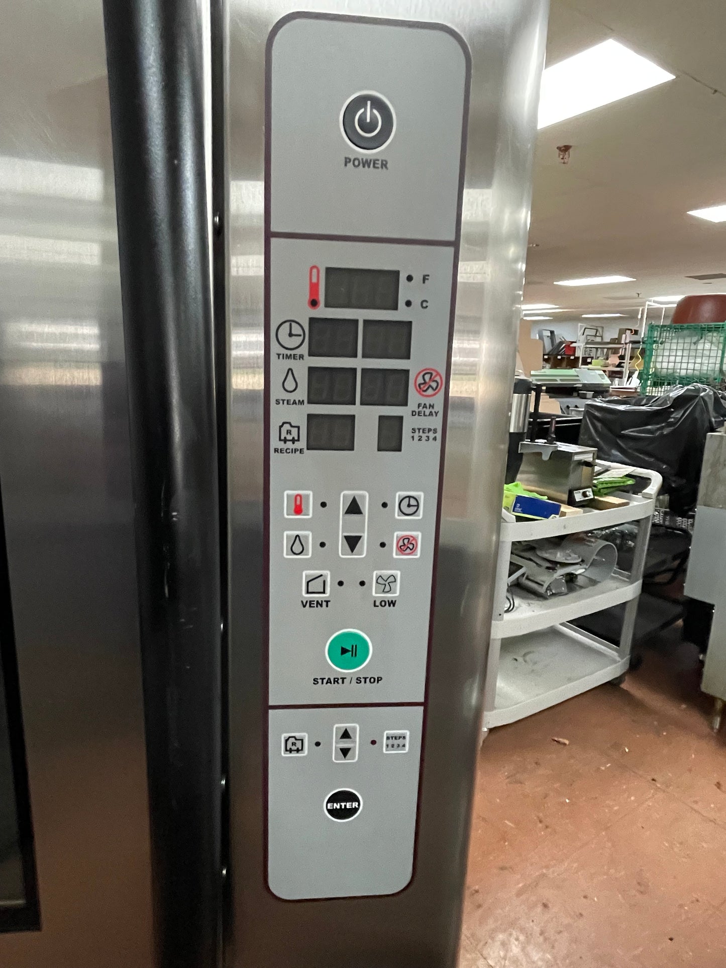 Used Baxter HCO100E Electric Hybrid Convection Steam Oven with Stand 220V 3 Phase