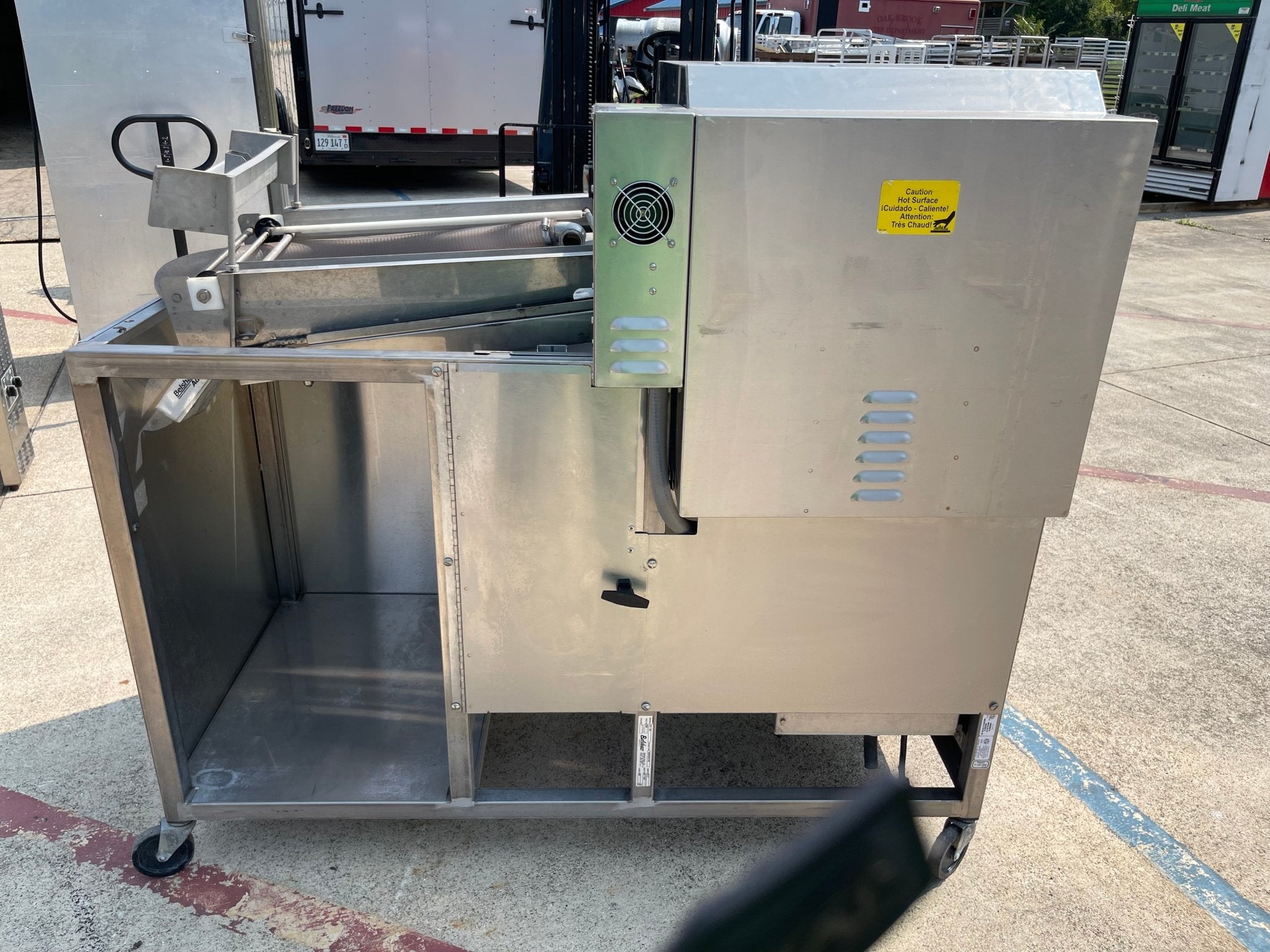 Used Belshaw Thermoglaze TG - 50 Donut Glazing Icing Machine 50 - 75dz Per Hour 208V - Falcon Restaurant Supply - 3