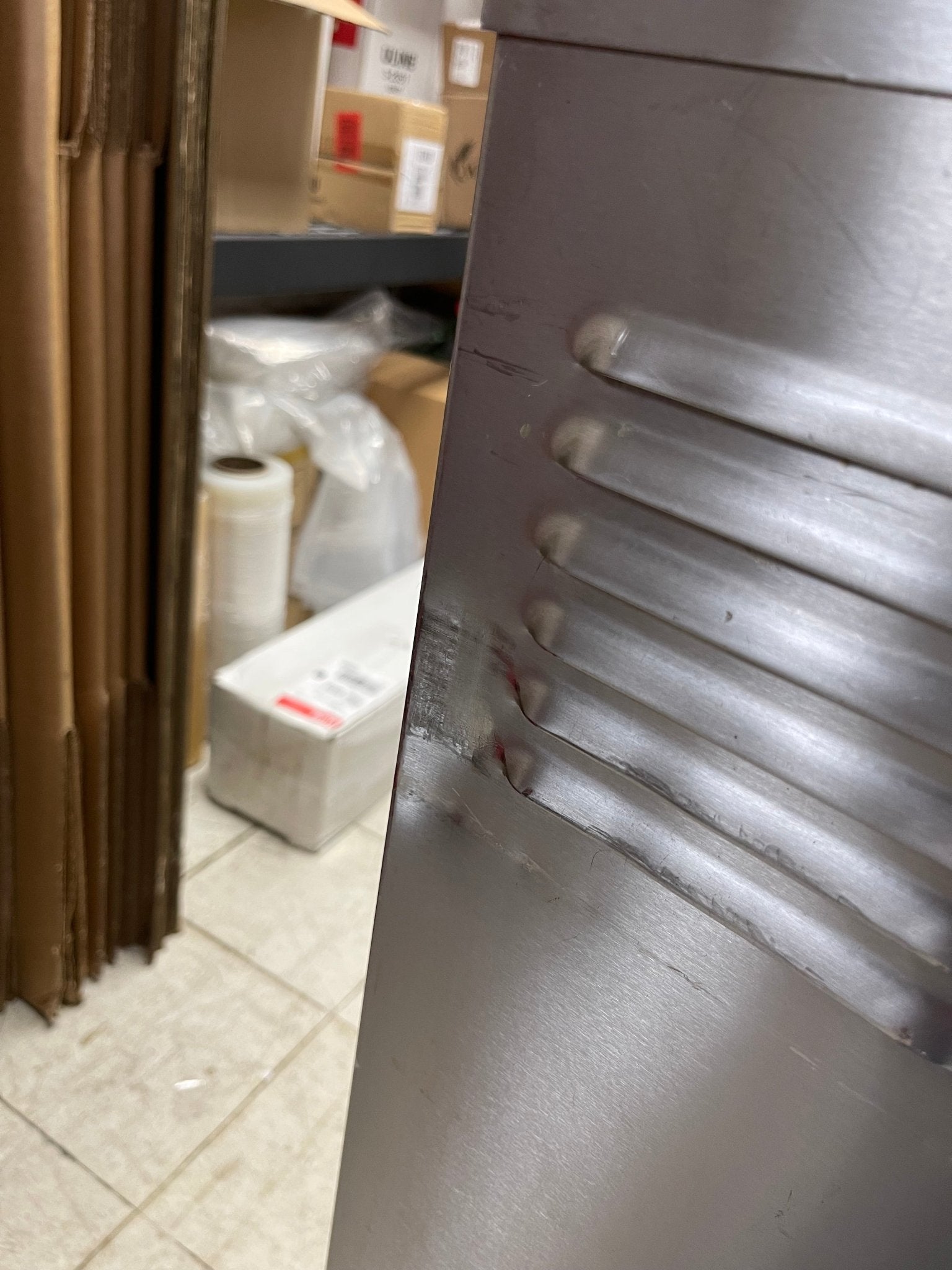 Used TMP Dinex Stainless Steel Mobile Wax Base Plate Warmer Heater Dispenser - 220V - Falcon Restaurant Supply - 8