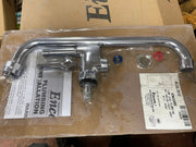 New Encore KL55 - 7012 Add - On Pre - Rinse Faucet, Plated Chrome, 12" Swing Spout - Falcon Restaurant Supply - 1