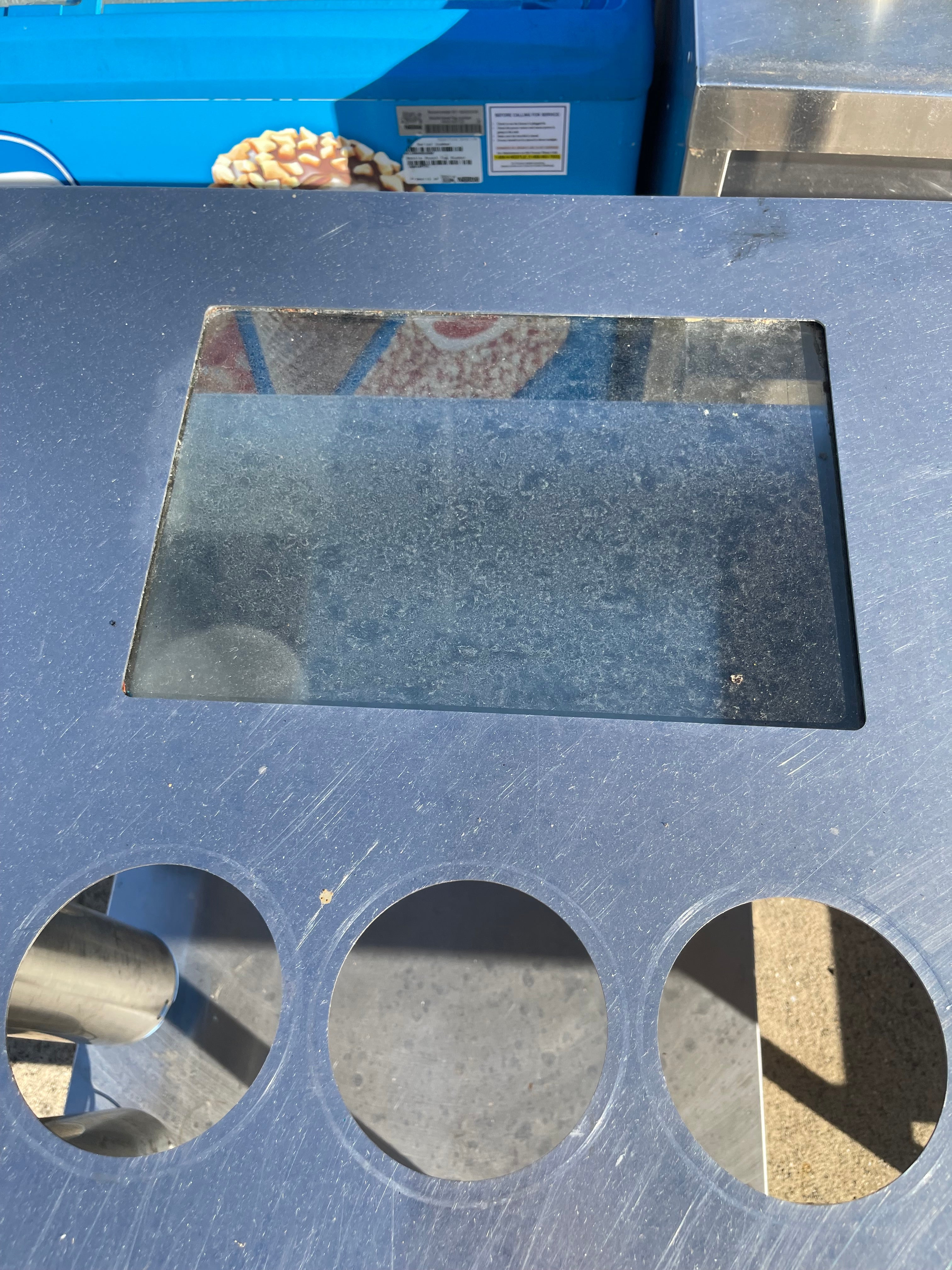 Used 85" Stainless Steel Drink Station with Ice Bin and Cup Dispensers - SS270