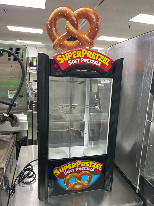 Revolving Countertop Pretzel Merchandiser Display Warmer 120V