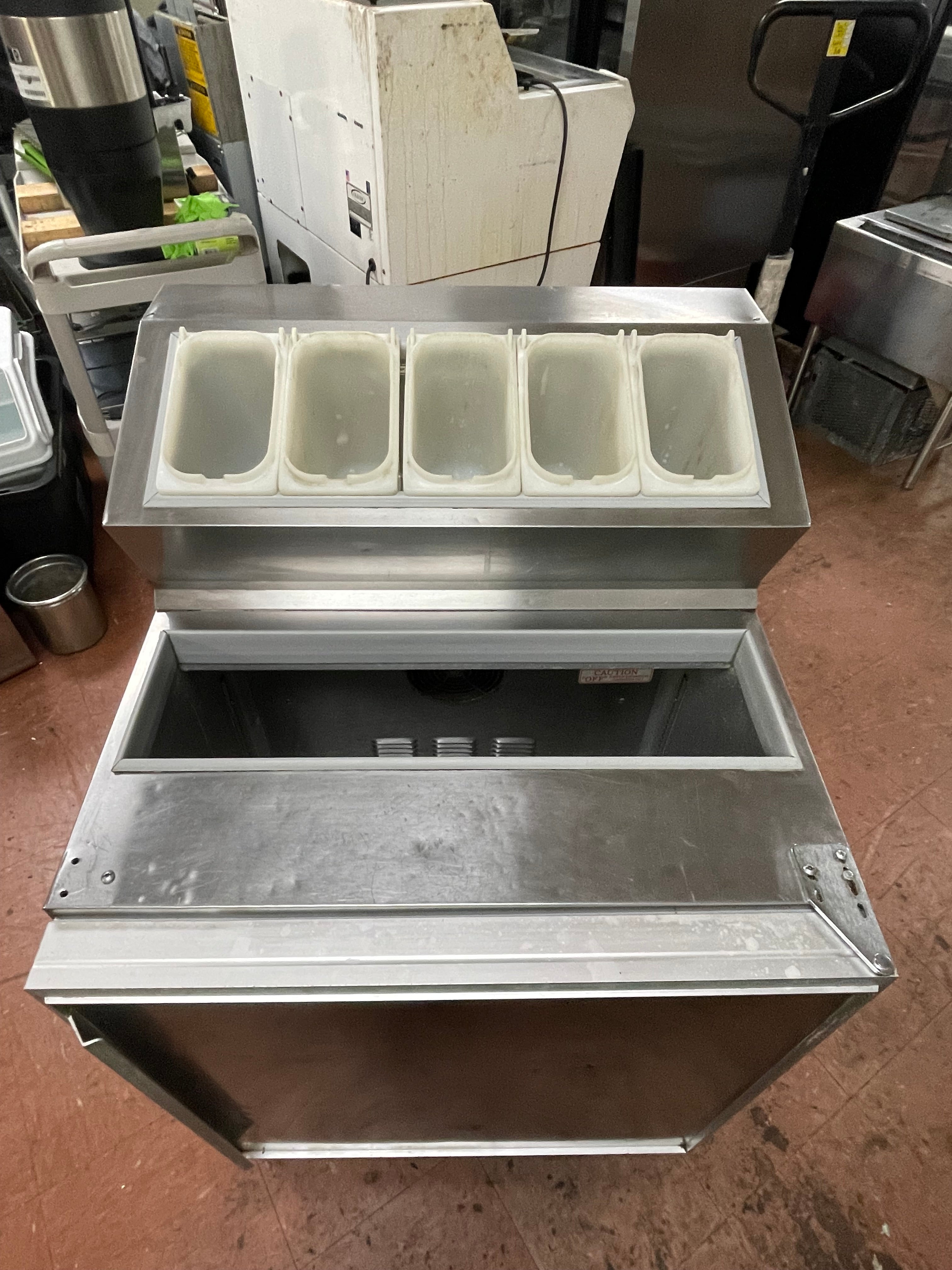 Used Silver King 27" Ice Cream Topping Refrigerated Fountainette Stainless 115v