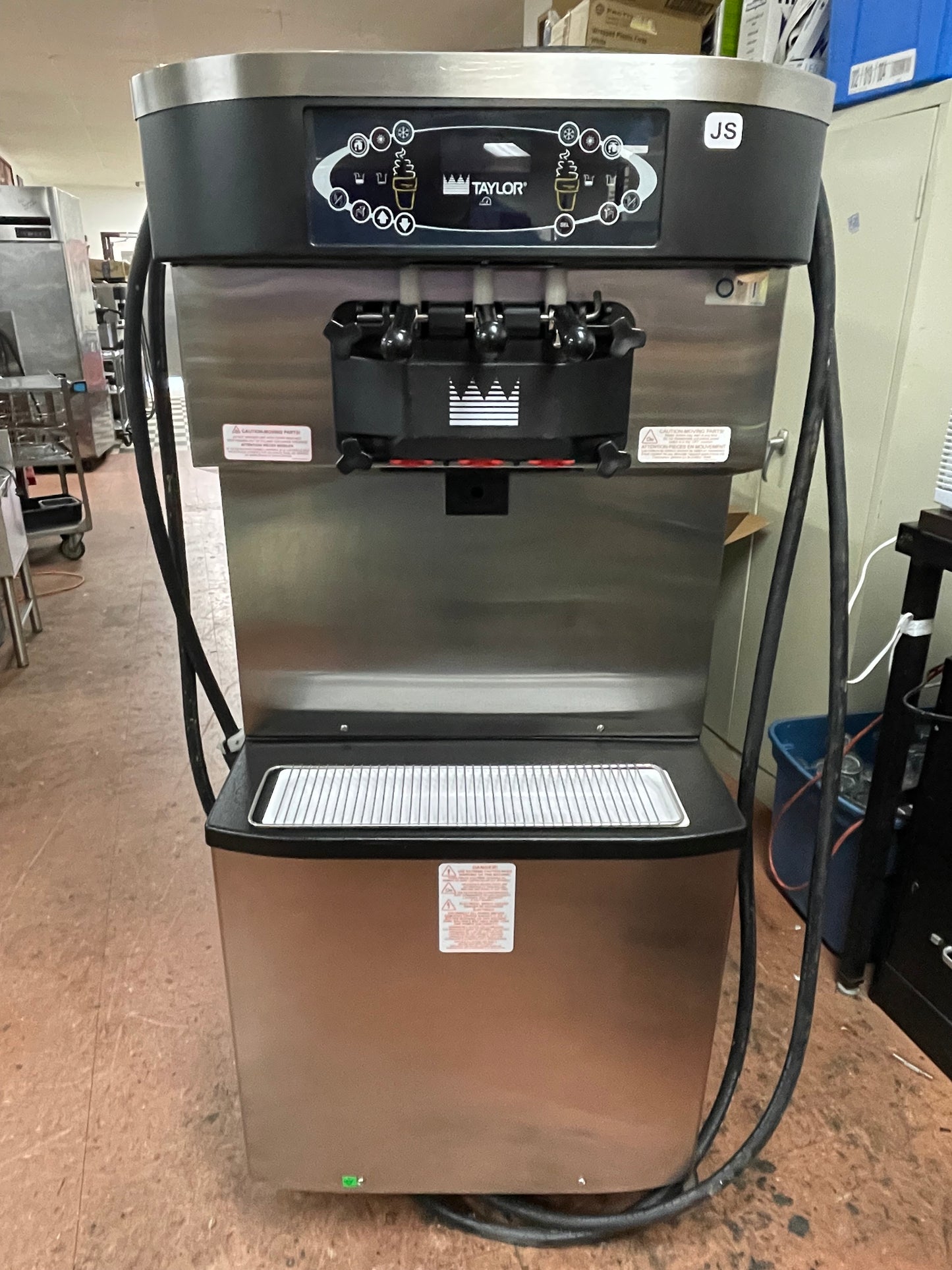 2018 Taylor C717-27 Soft Serve Freezer Twist Air Cooled Ice Cream Machine 220V 1-Phase - JS