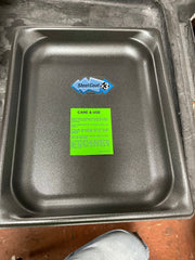 New Vollrath 90217 Stainless Super Pan 3 - 1/2 Size 1 1/2" Deep SteelCoat x3 Non - Stick Pan - Falcon Restaurant Supply - 1