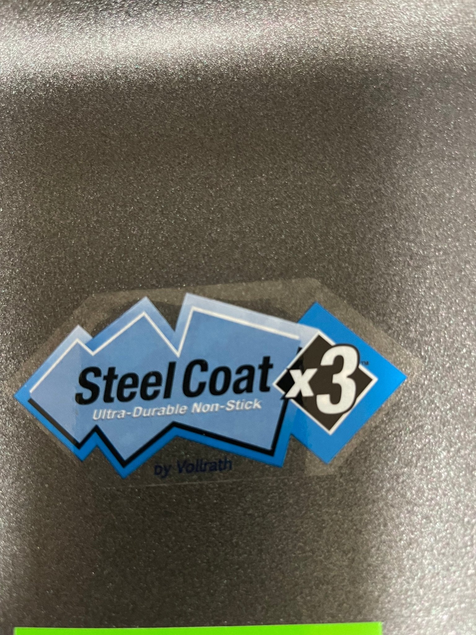 New Vollrath 90217 Stainless Super Pan 3 - 1/2 Size 1 1/2" Deep SteelCoat x3 Non - Stick Pan - Falcon Restaurant Supply - 3