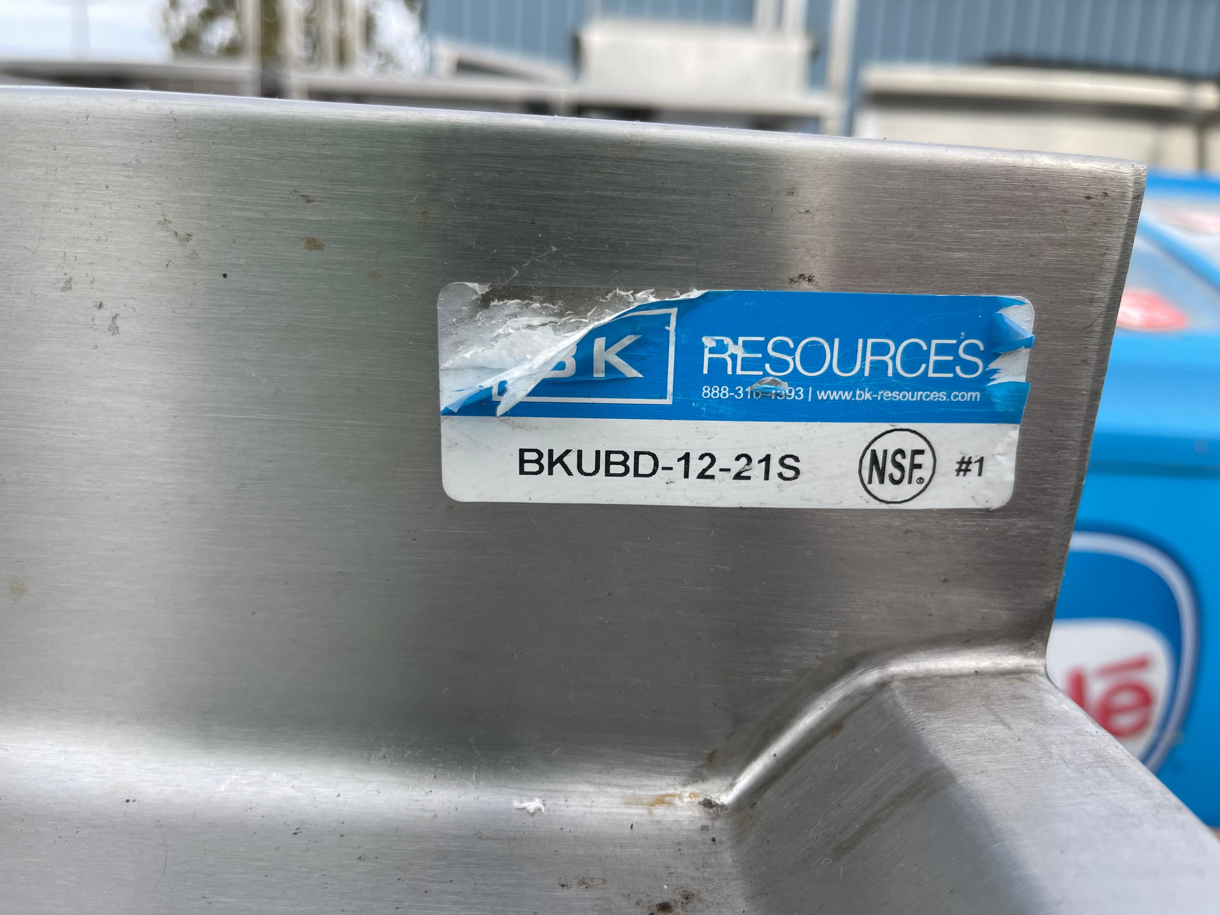 Used BK Resources BKUBD-12-21S Stainless Steel Underbar Drainboard - SS276