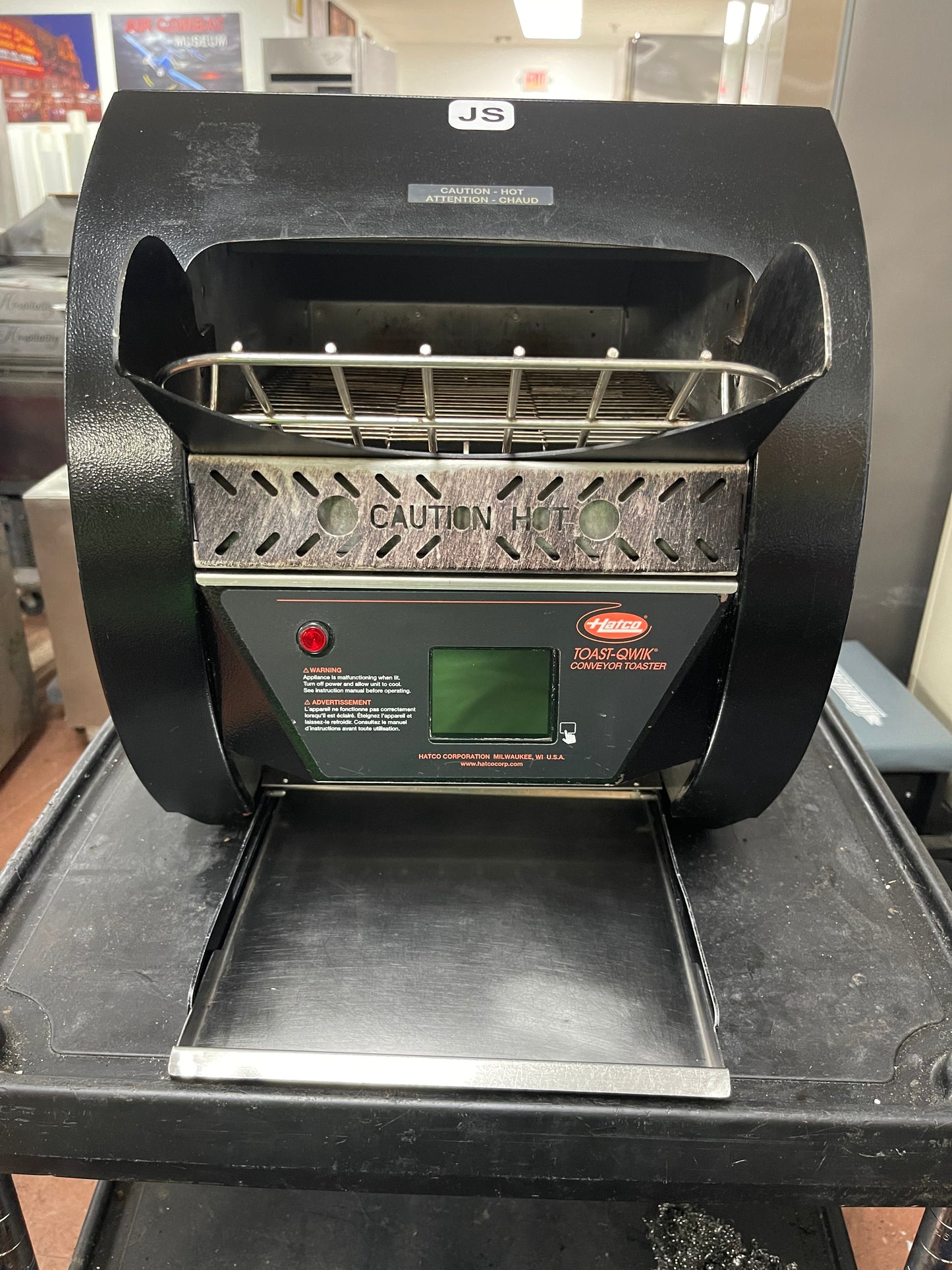 Used Hatco TQ3-900H Toast-Qwik Conveyor Toaster 208V 900 Slices Per Hour - JS