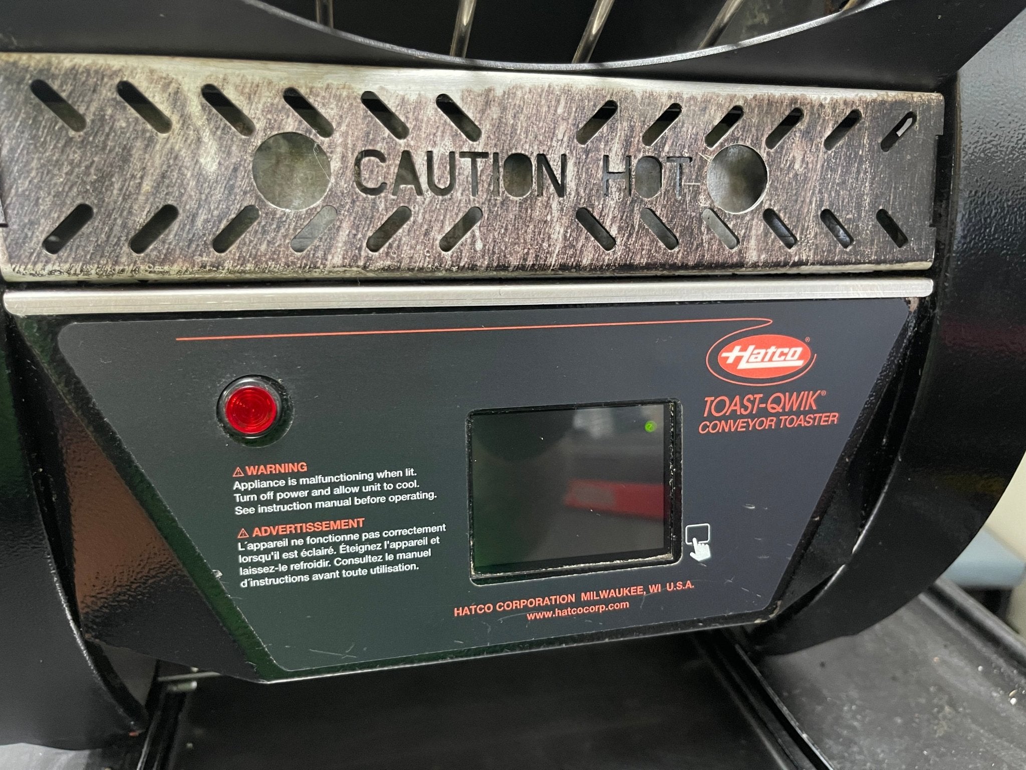 Used Hatco TQ3 - 900H Toast - Qwik Conveyor Toaster 208V 900 Slices Per Hour - JS - Falcon Restaurant Supply - 6