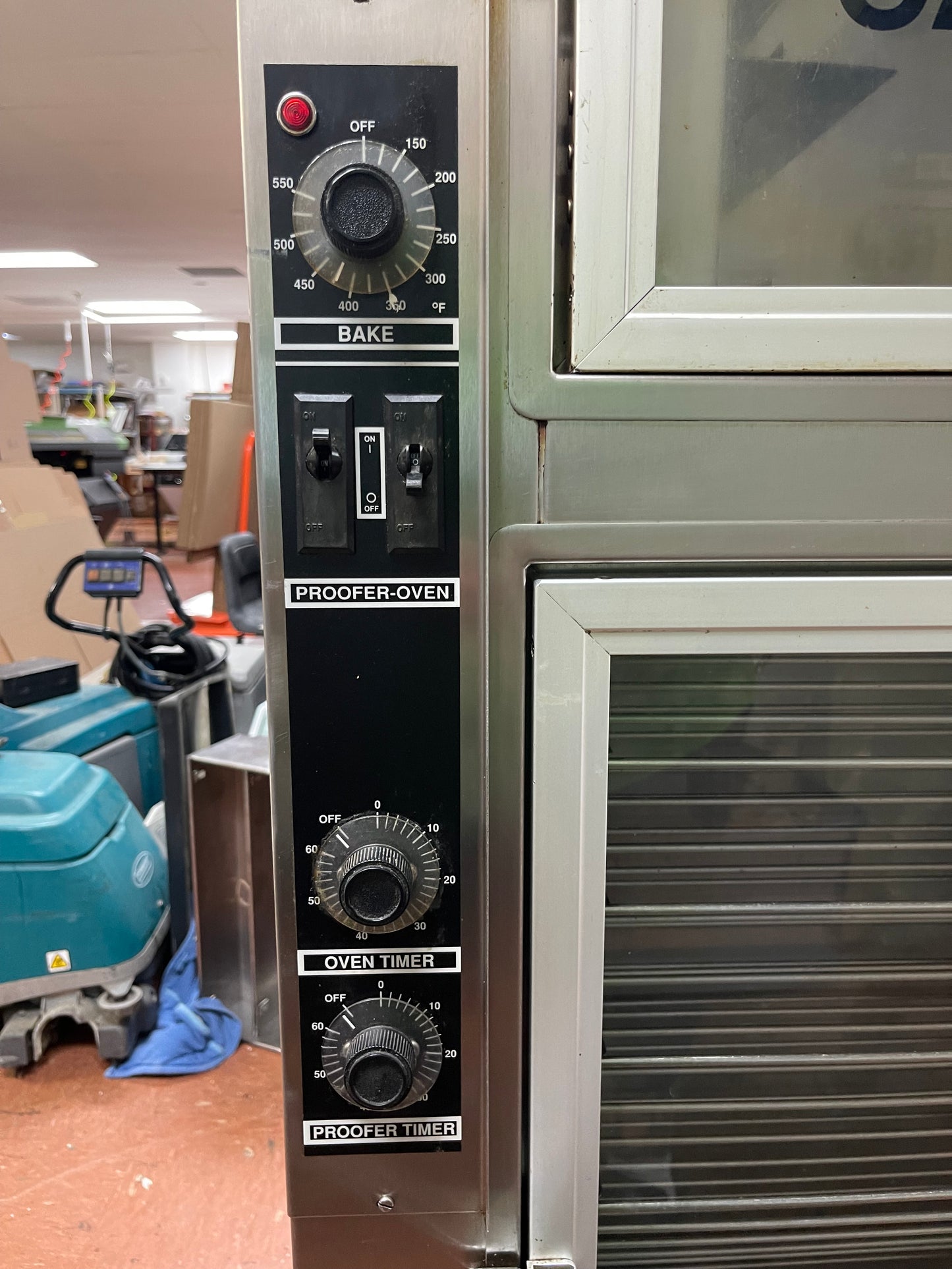 Used NU-VU OP-2FM Double Deck Electric Heated Proofer Oven Combo 120/208V, 3 Phase - Wired for 120V