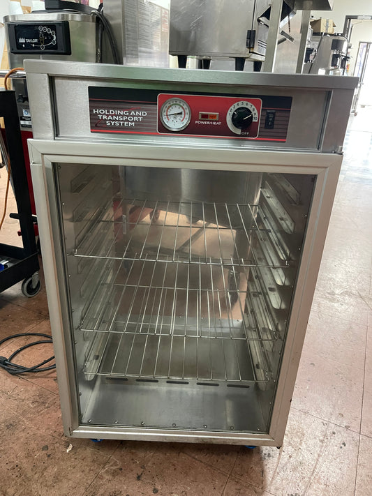 Used Wittco 500R Stainless Steel Half Height 8 Pan Electric Heated Holding Warmer Display Cabinet 120V