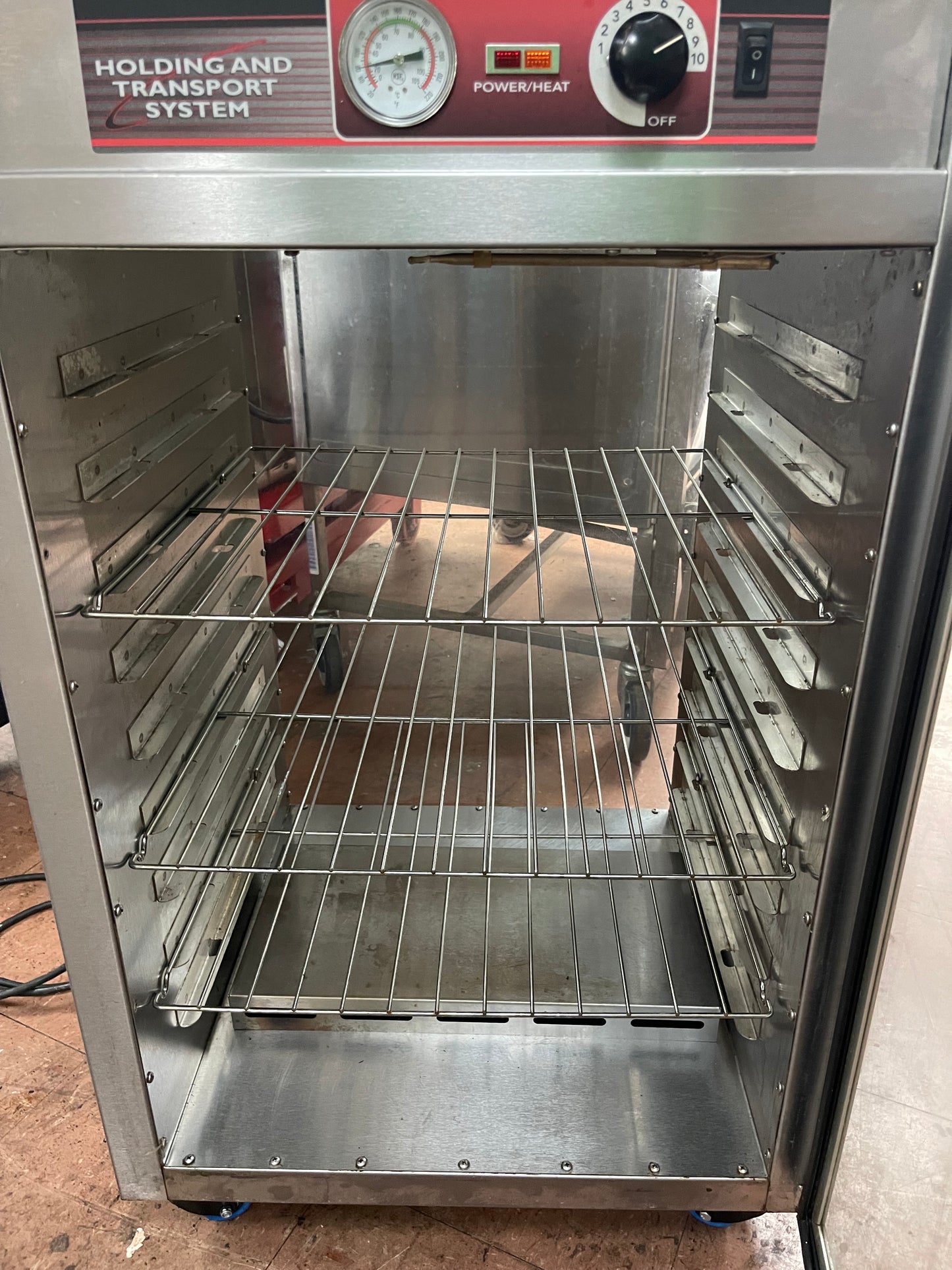 Used Wittco 500R Stainless Steel Half Height 8 Pan Electric Heated Holding Warmer Display Cabinet 120V