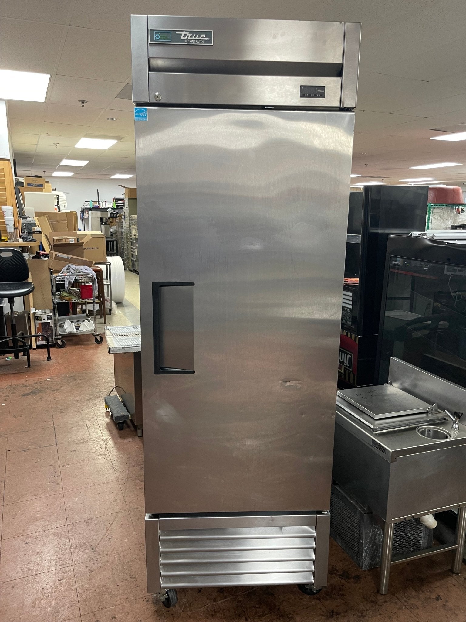 2019 True T - 23 - HC 27" Stainless Solid Single Door Reach - In Refrigerator 120V - Falcon Restaurant Supply - 1