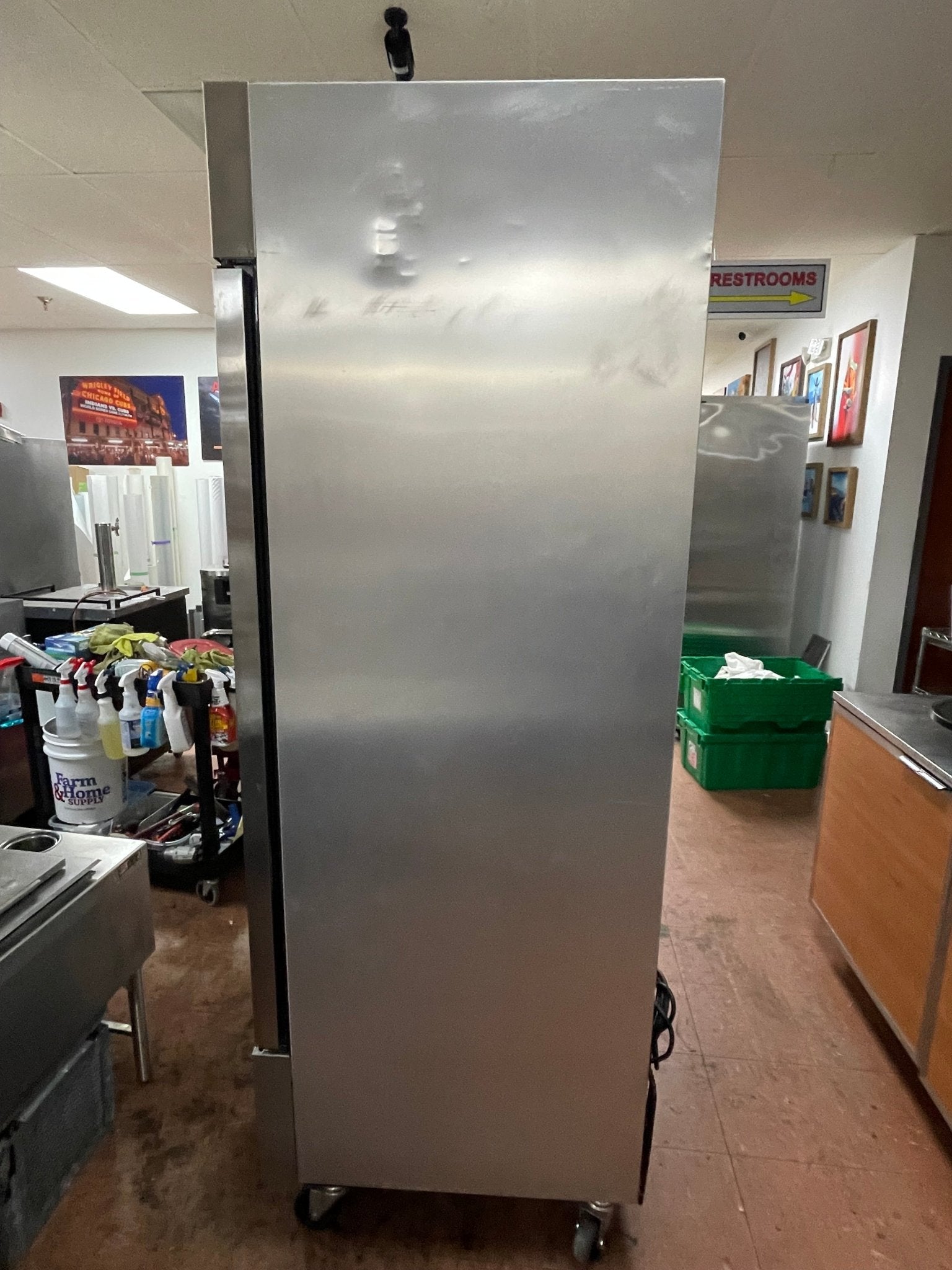 2019 True T - 23 - HC 27" Stainless Solid Single Door Reach - In Refrigerator 120V - Falcon Restaurant Supply - 8