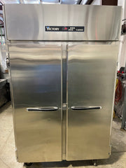 Used Victory VF-SA-2D 52" Top Mounted Double Solid Door Reach-In Freezer 115V
