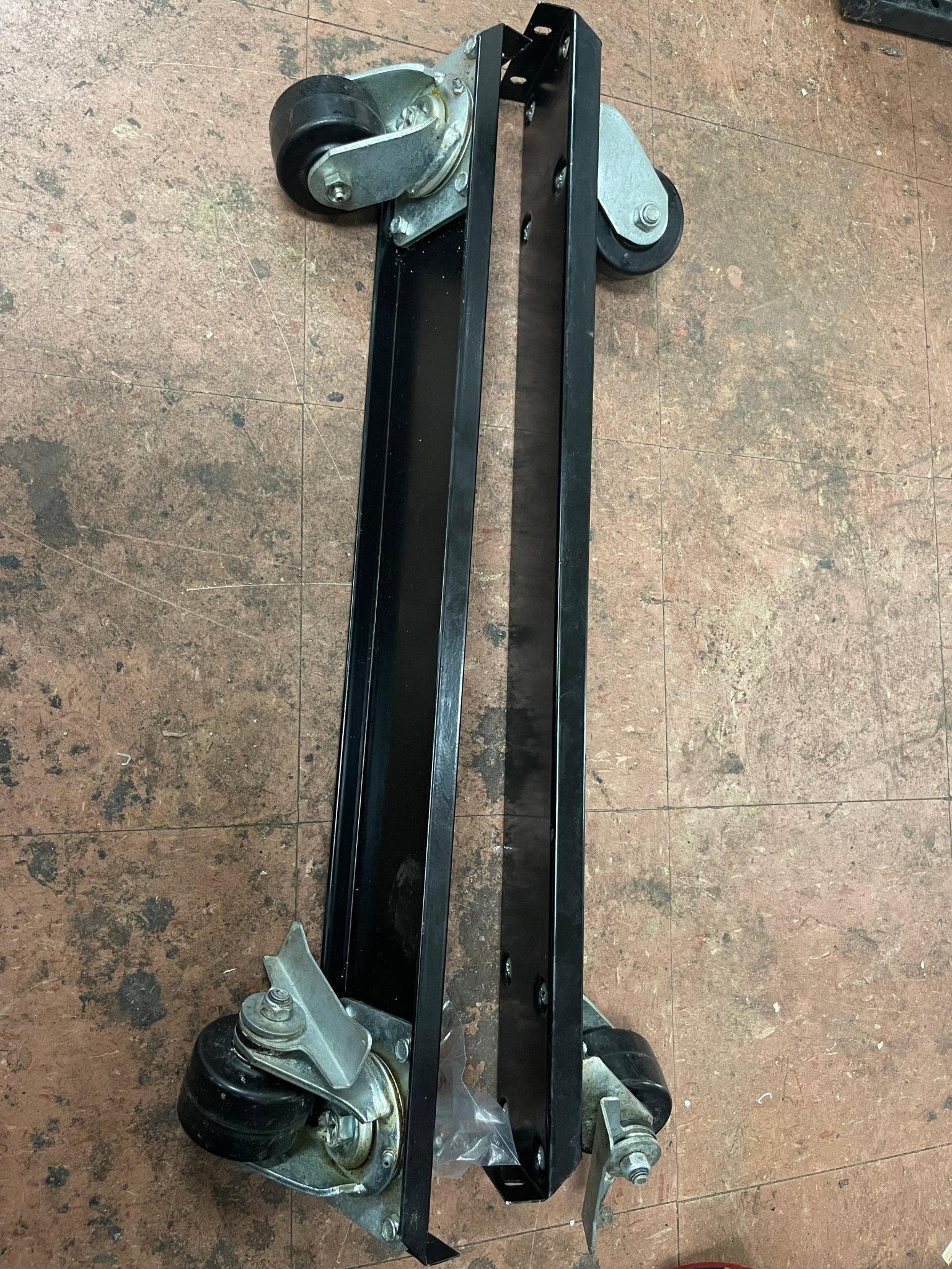 Used True 3" Castor Wheel Kit for 27" Frame Single Door Refrigerator or Freezer 872063 - Falcon Restaurant Supply - 1