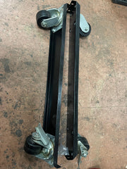 Used True 3" Castor Wheel Kit for 27" Frame Single Door Refrigerator or Freezer 872063 - Falcon Restaurant Supply - 1