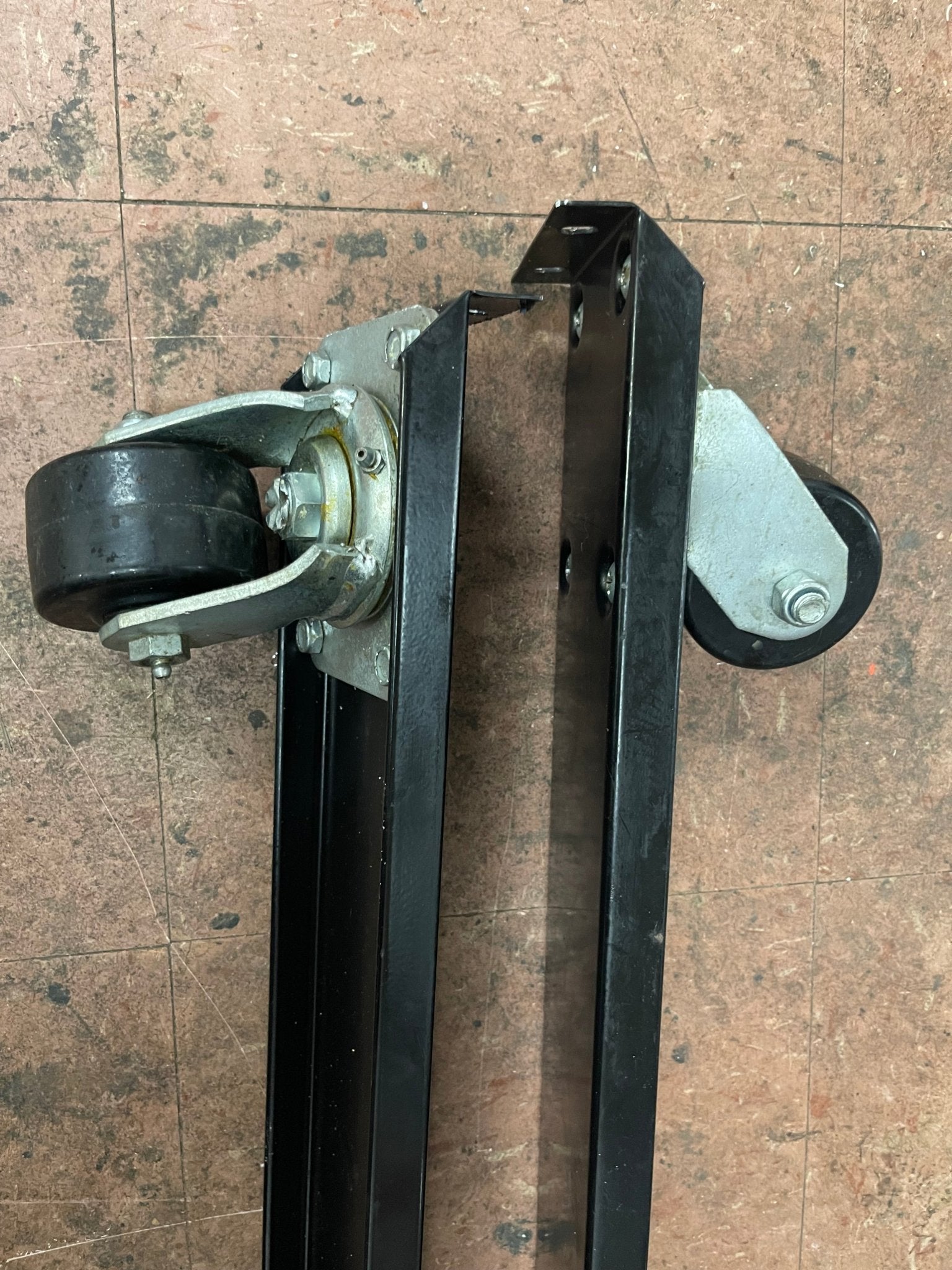 Used True 3" Castor Wheel Kit for 27" Frame Single Door Refrigerator or Freezer 872063 - Falcon Restaurant Supply - 4