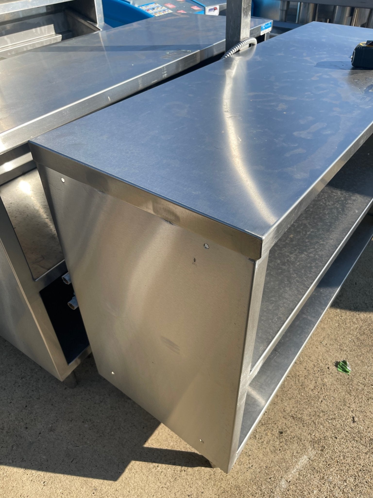 Used 48" BK Resources Stainless Steel Equipment Stand Cabinet With Shelves - SS277 - Falcon Restaurant Supply - 5