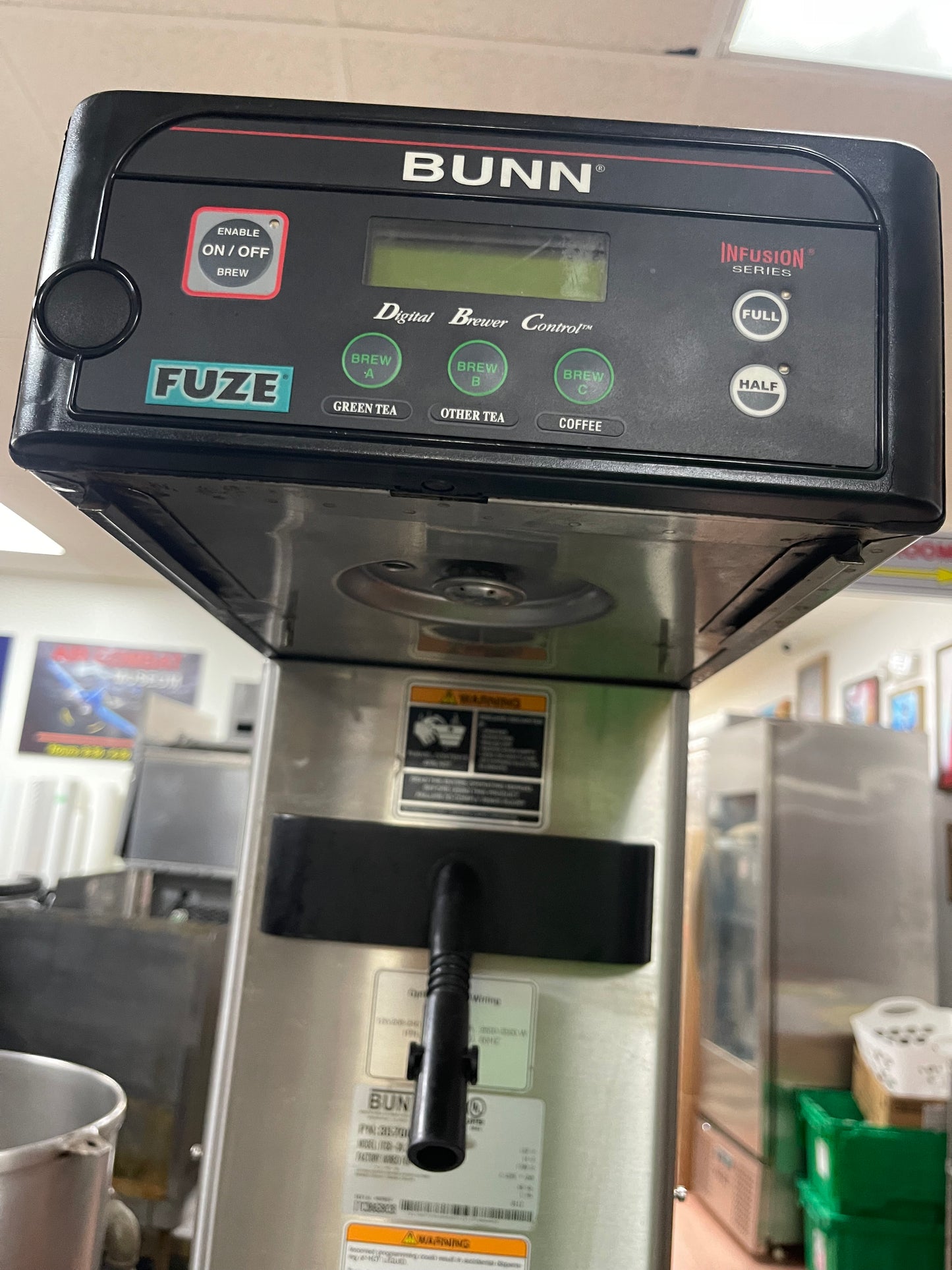 Used 29" Bunn Infusion ITCB-DV Iced Tea and Coffee Brewer Machine 120V