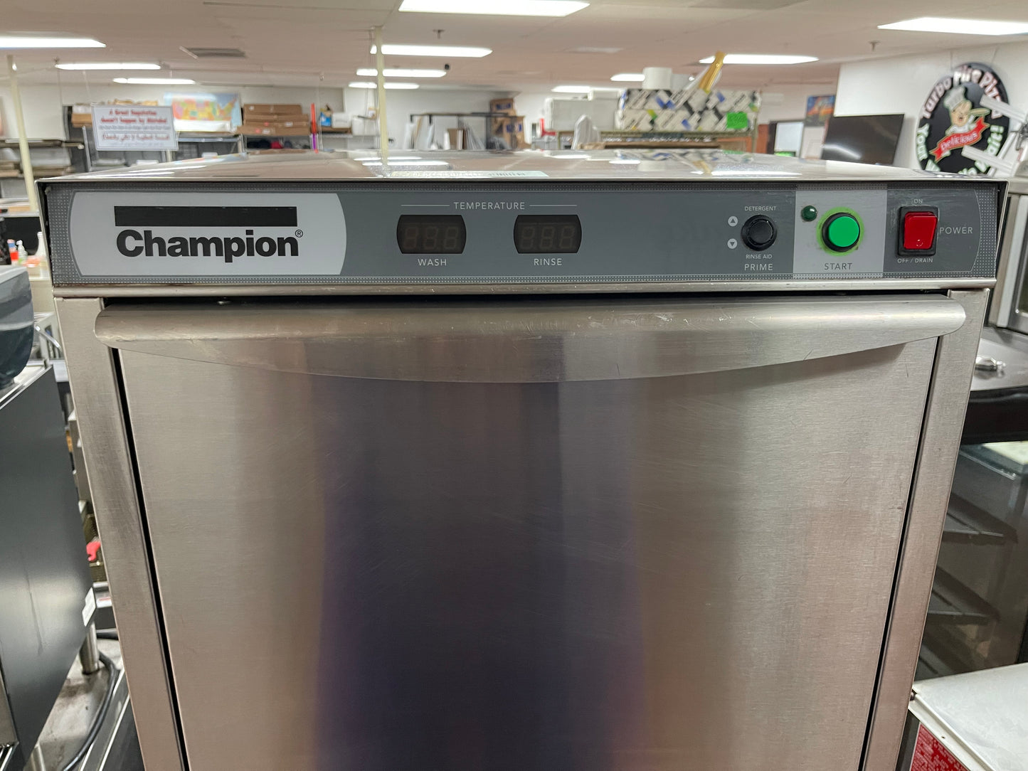 Used Champion UH-130B High Temperature Undercounter Dishwasher - 208/240V, 1 Phase