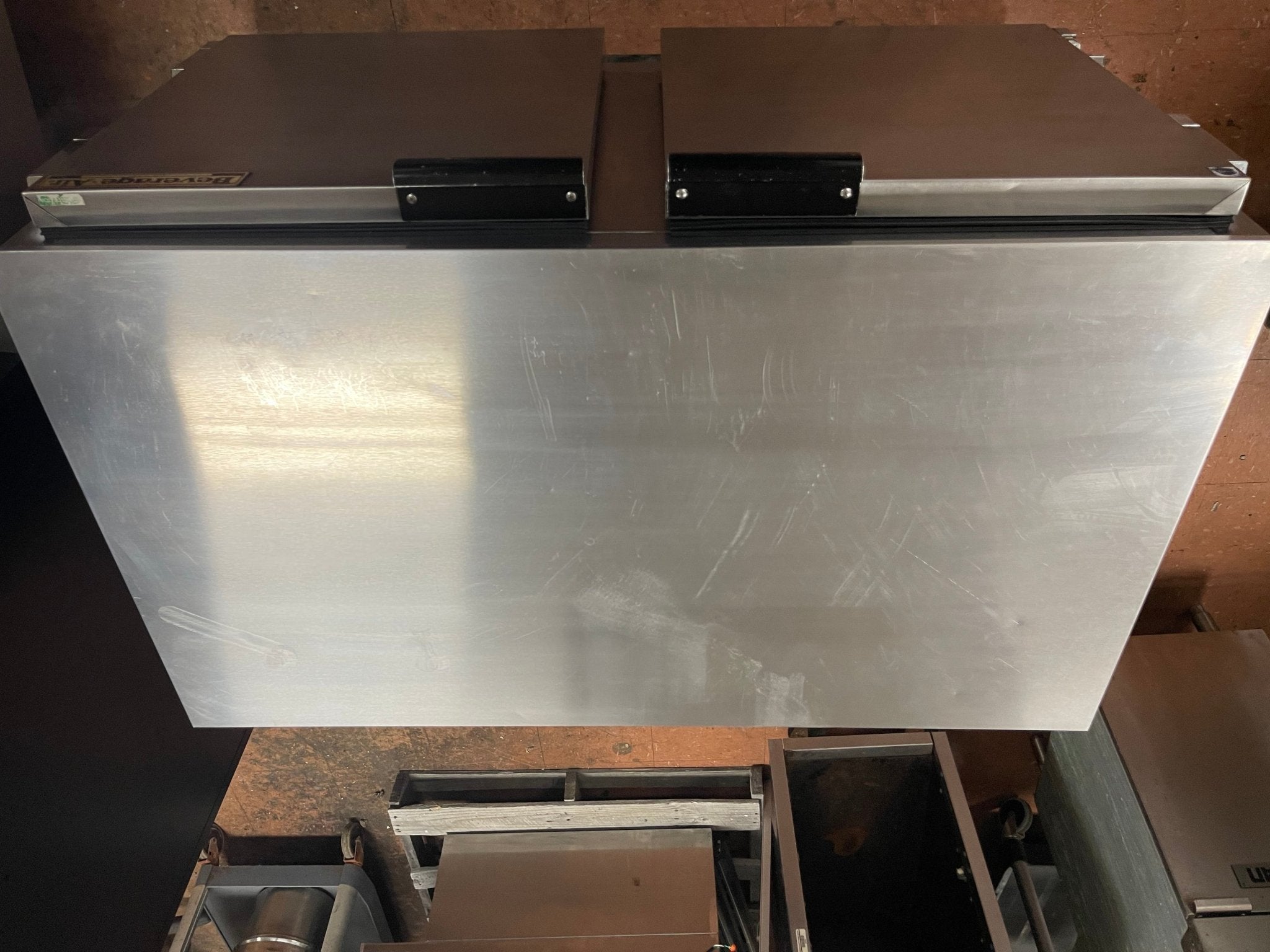 Used 48" Beverage - Air UCR48A Undercounter Stainless Steel Two Door Refrigerator 120V - Falcon Restaurant Supply - 4