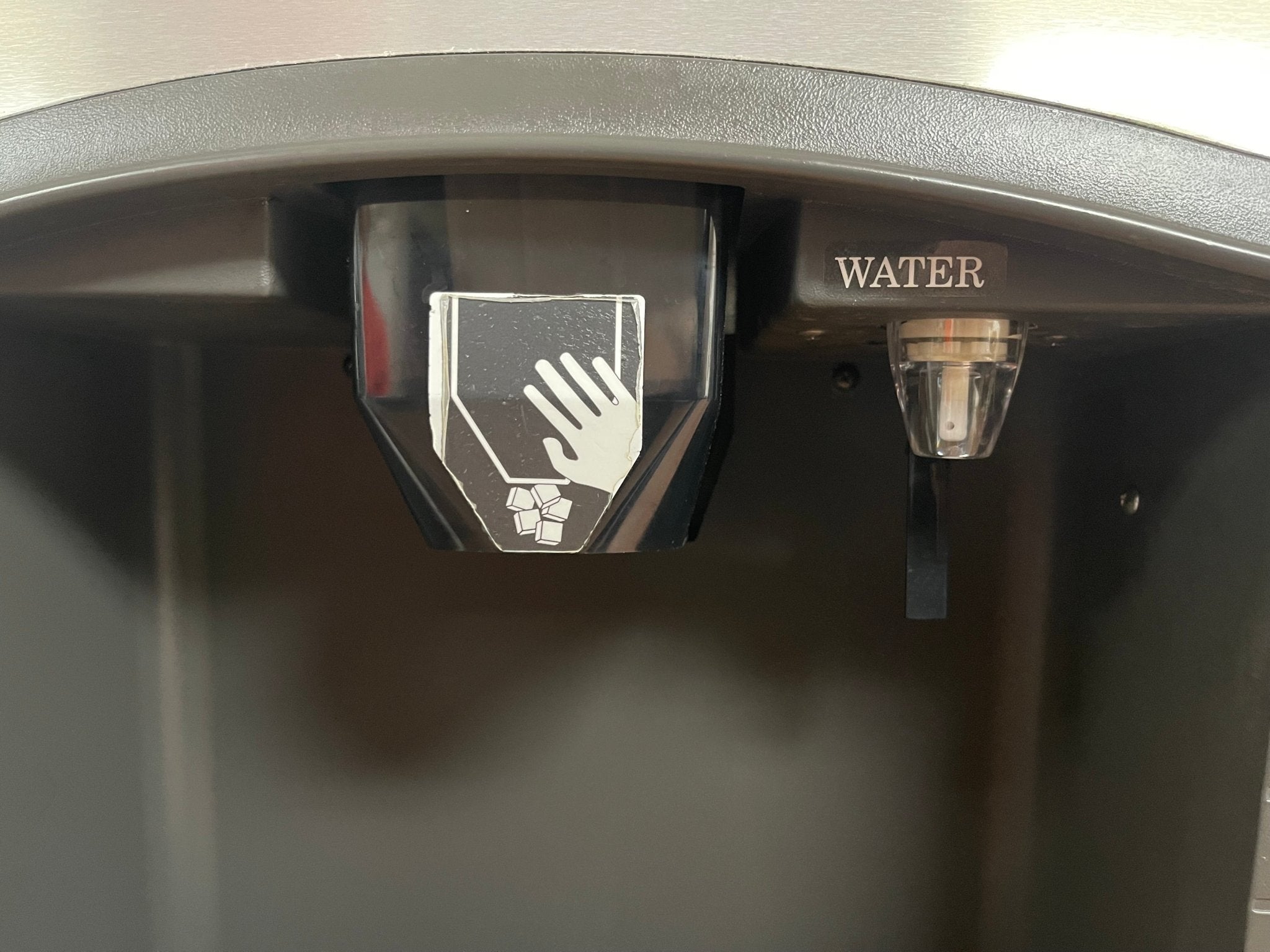 Used 30" Manitowoc SFA - 291 Stainless Hotel Ice Dispenser Bin with Water Dispenser - 180lb 120V - Falcon Restaurant Supply - 3