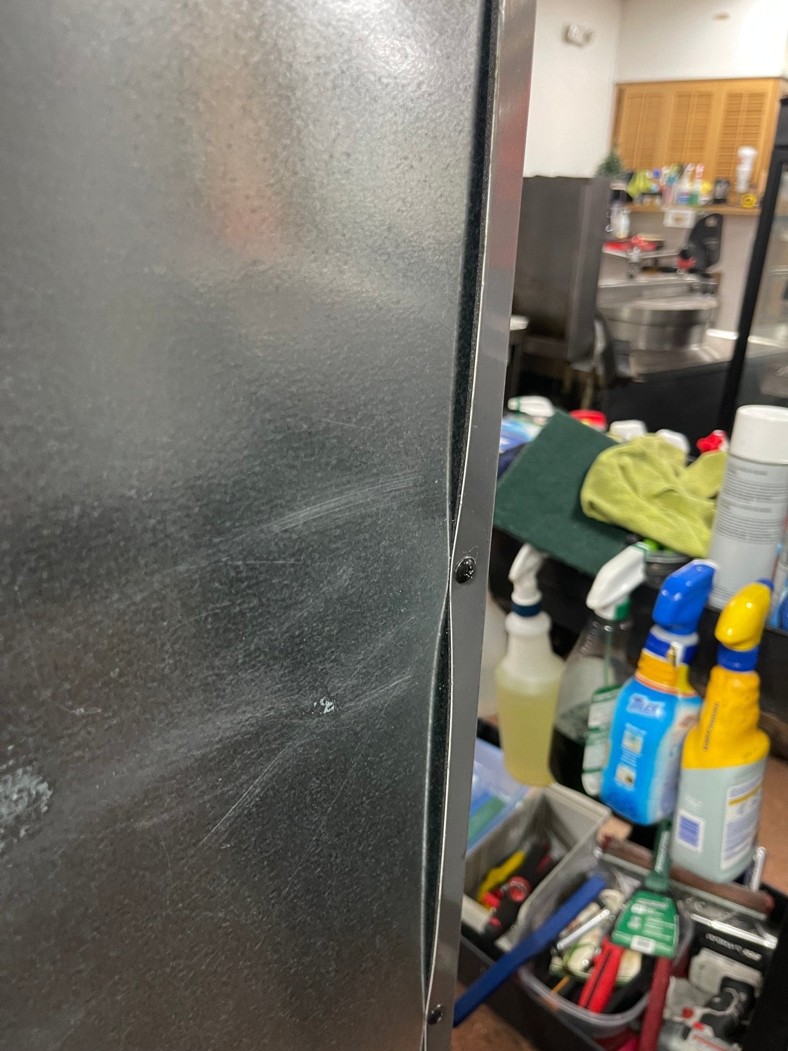 Used 30" Manitowoc SFA - 291 Stainless Hotel Ice Dispenser Bin with Water Dispenser - 180lb 120V - Falcon Restaurant Supply - 7