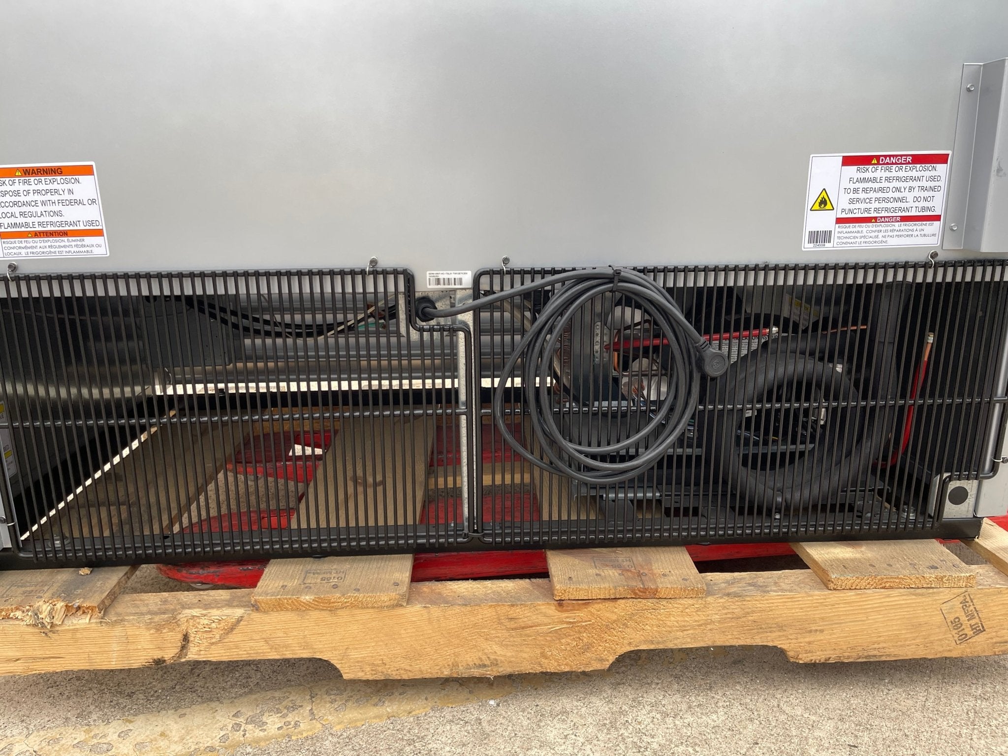 New 2023 54" True GDIM - 49NT - HC~TSL01 Glass 2 Door Bag Ice Merchandiser Indoor Freezer 120V - Falcon Restaurant Supply - 7