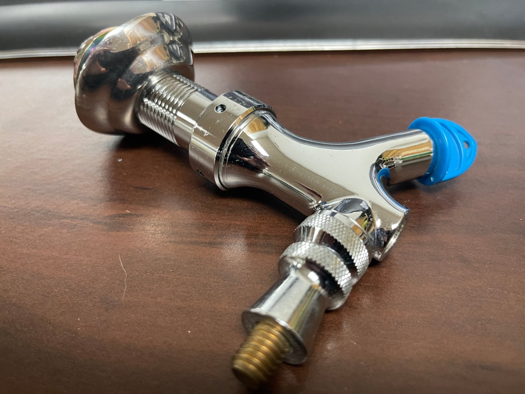 Used Complete Beer Tap Stainless Faucet With a 3" Shank - Falcon Restaurant Supply - 3