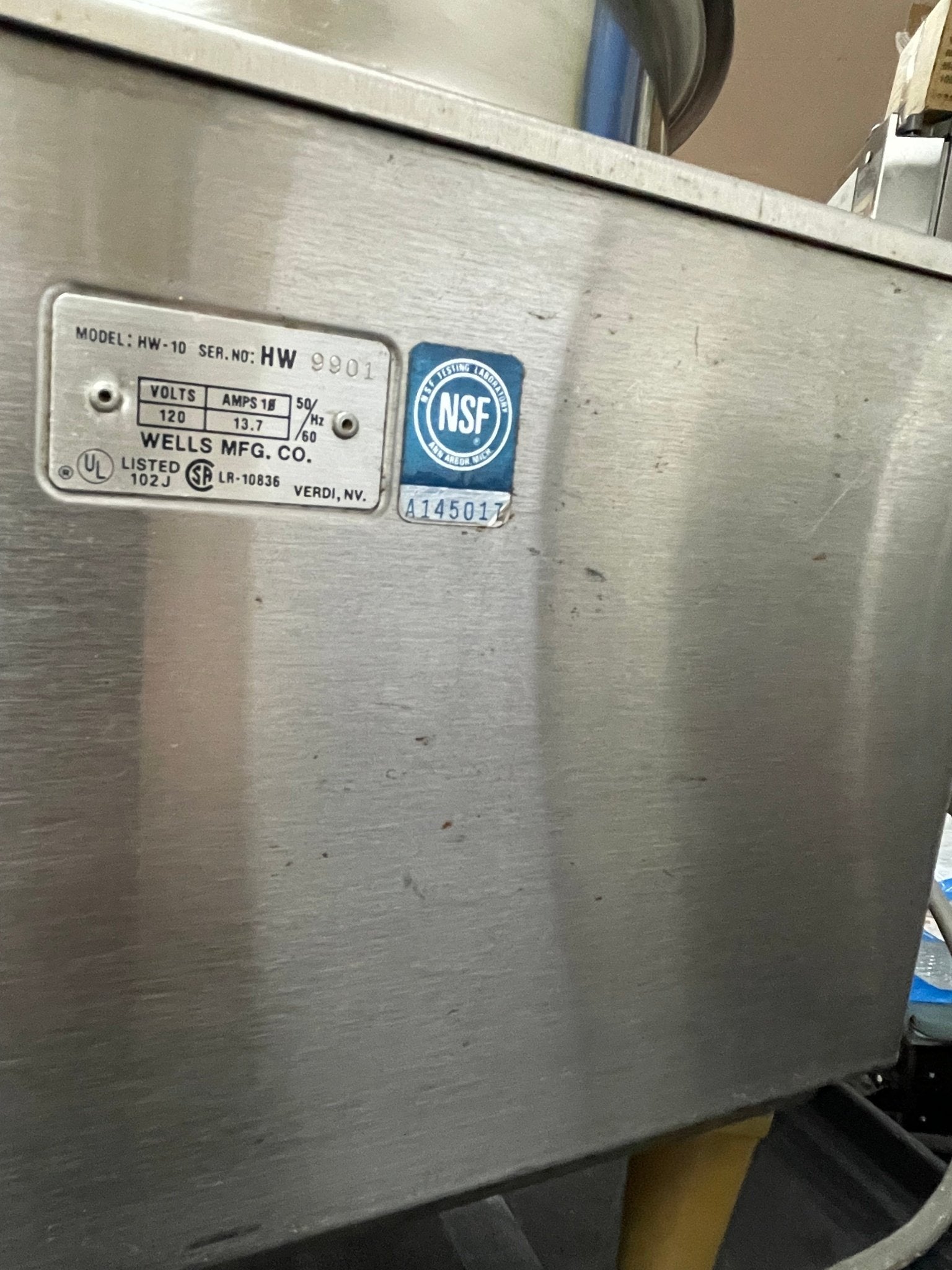 Used Wells HW - 10 11qt Cook N Hold Soup Warmer w/ Thermostatic Controls 120V - Falcon Restaurant Supply - 6