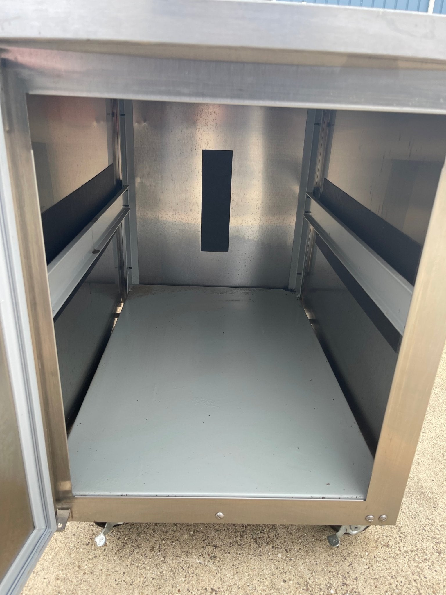 Used Taylor C706 - C709 Ice Cream Machine Stainless Cart with Door and Casters - SS278 - Falcon Restaurant Supply - 7