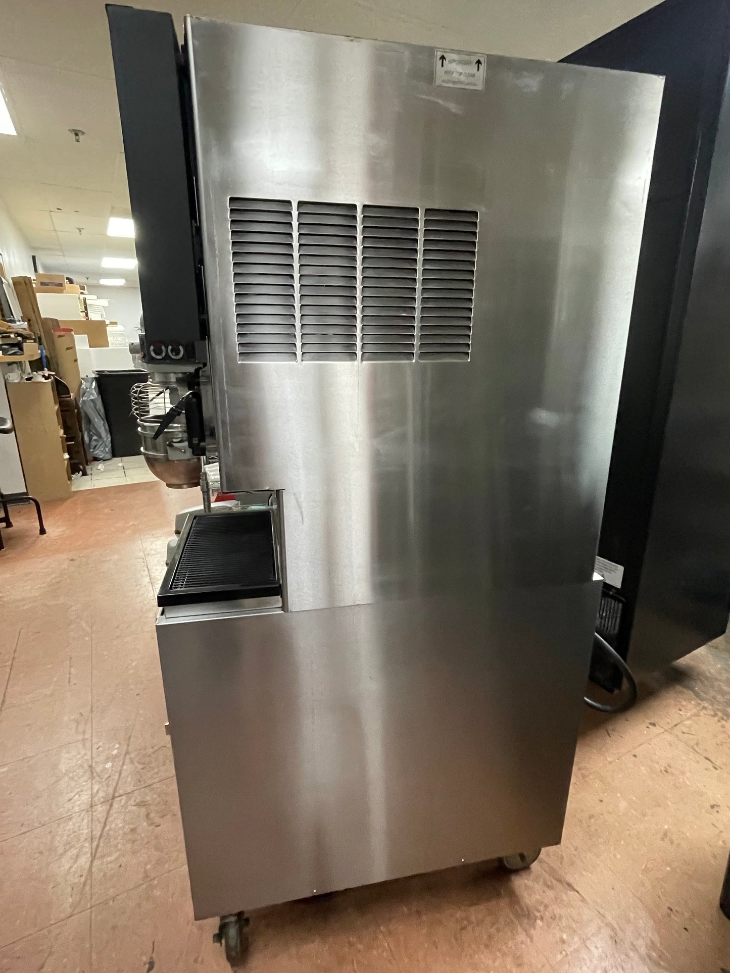 Used FBD562 Stainless 2 Flavor Frozen Drink Slushie Machine with Base Cart 220V