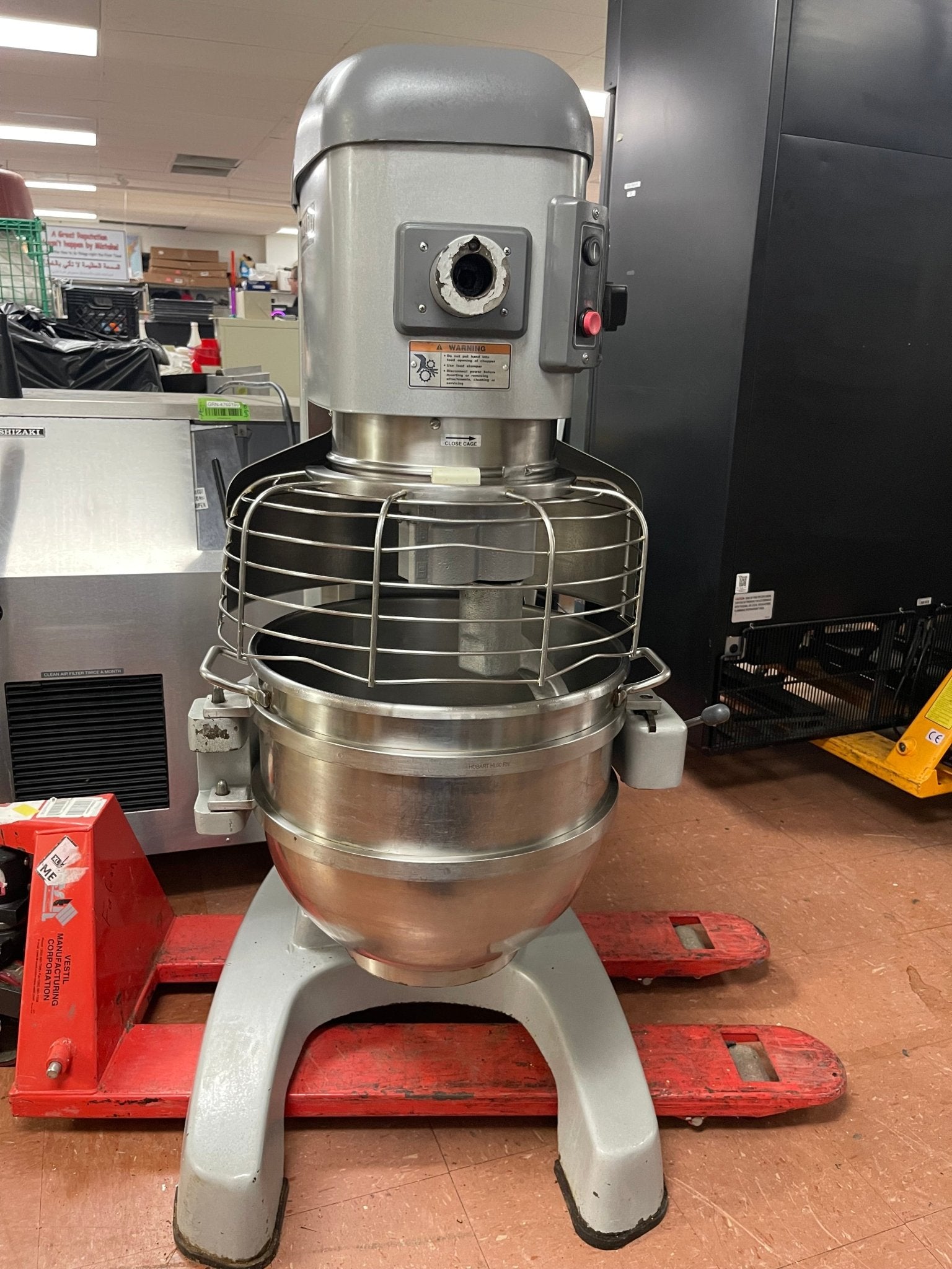 Used Hobart Legacy HL662 - 1STD 60 Qt. Planetary Floor Stand Mixer 240V, 3 Phase - Falcon Restaurant Supply - 1