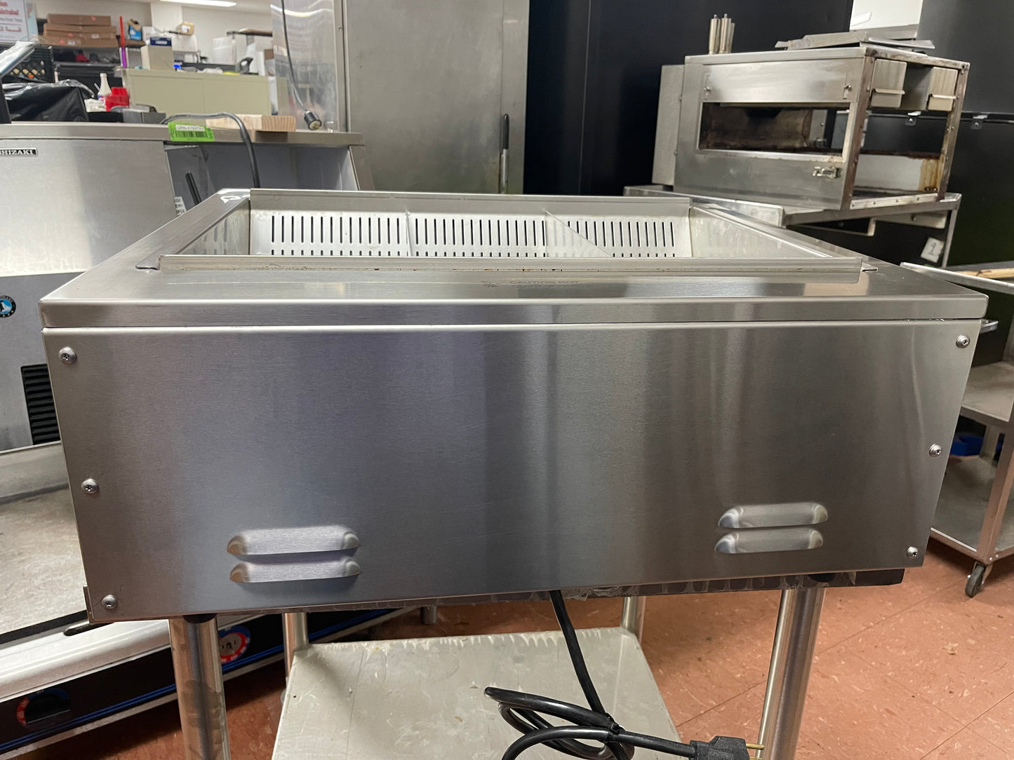 Used Marshall CZ3K-2ACCT Stainless Fryer Dump Station Warmer Holding 220V