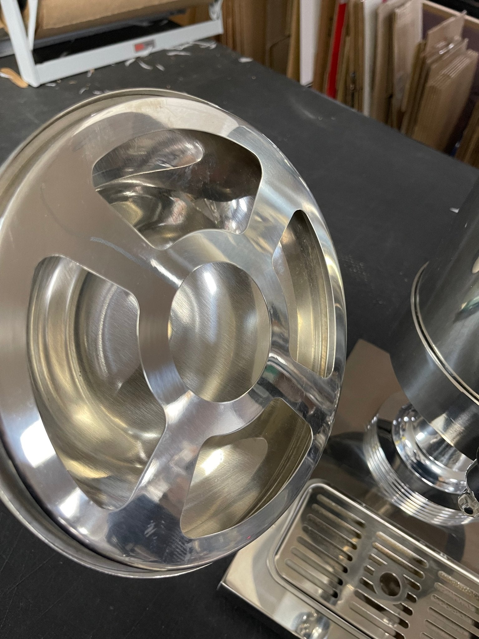 Used HUBERT 2 gal Stainless Steel Ice Tube Cold Beverage Drink Dispenser - Falcon Restaurant Supply - 3