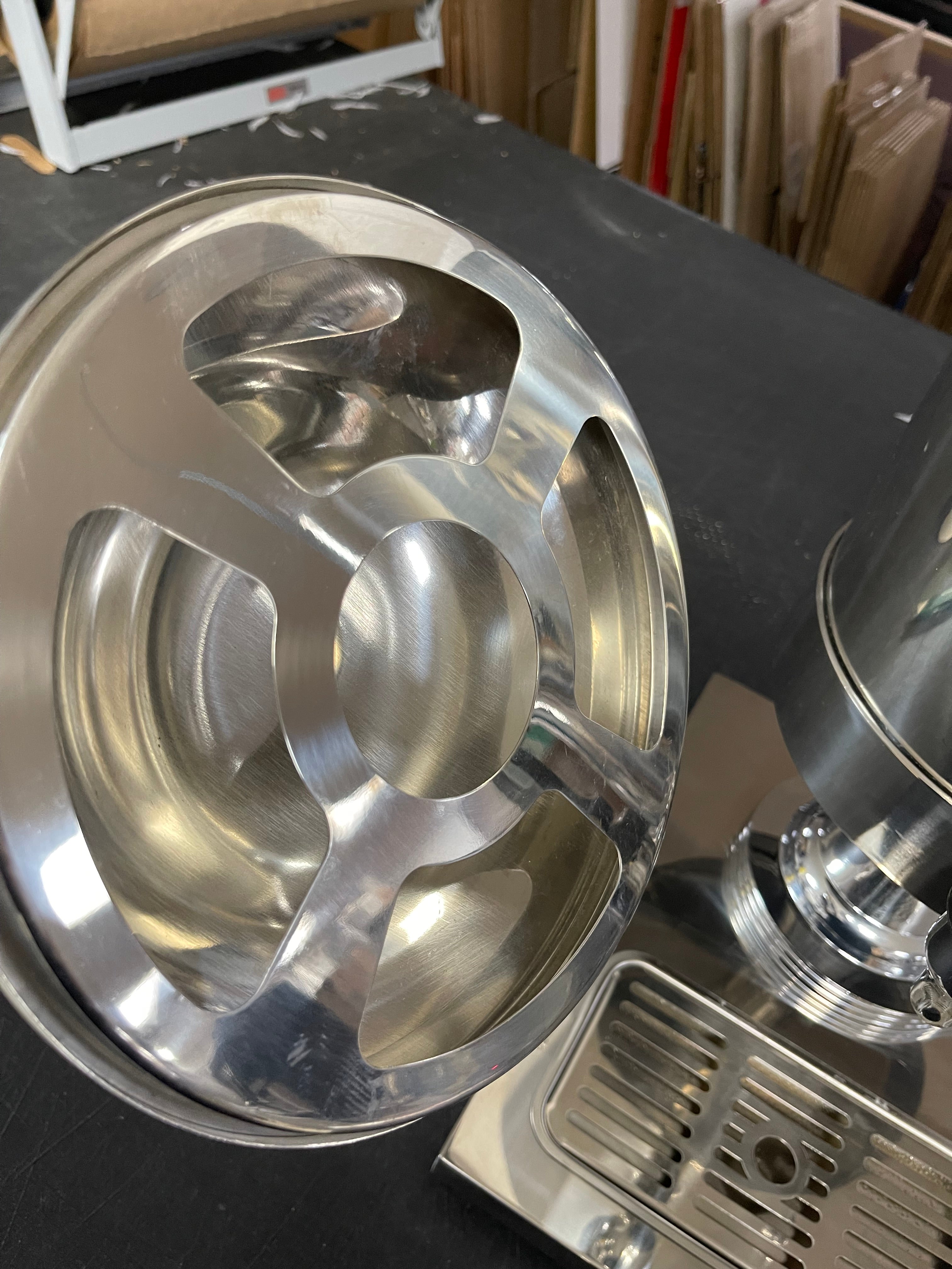 Used HUBERT 2 gal Stainless Steel Ice Tube Cold Beverage Drink Dispenser