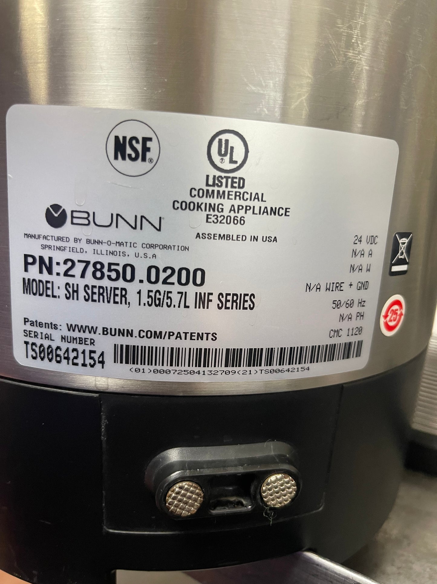 Used Bunn 51200.0100 ICB Infusion Series Stainless Twin Automatic Coffee Brewer 120/240V