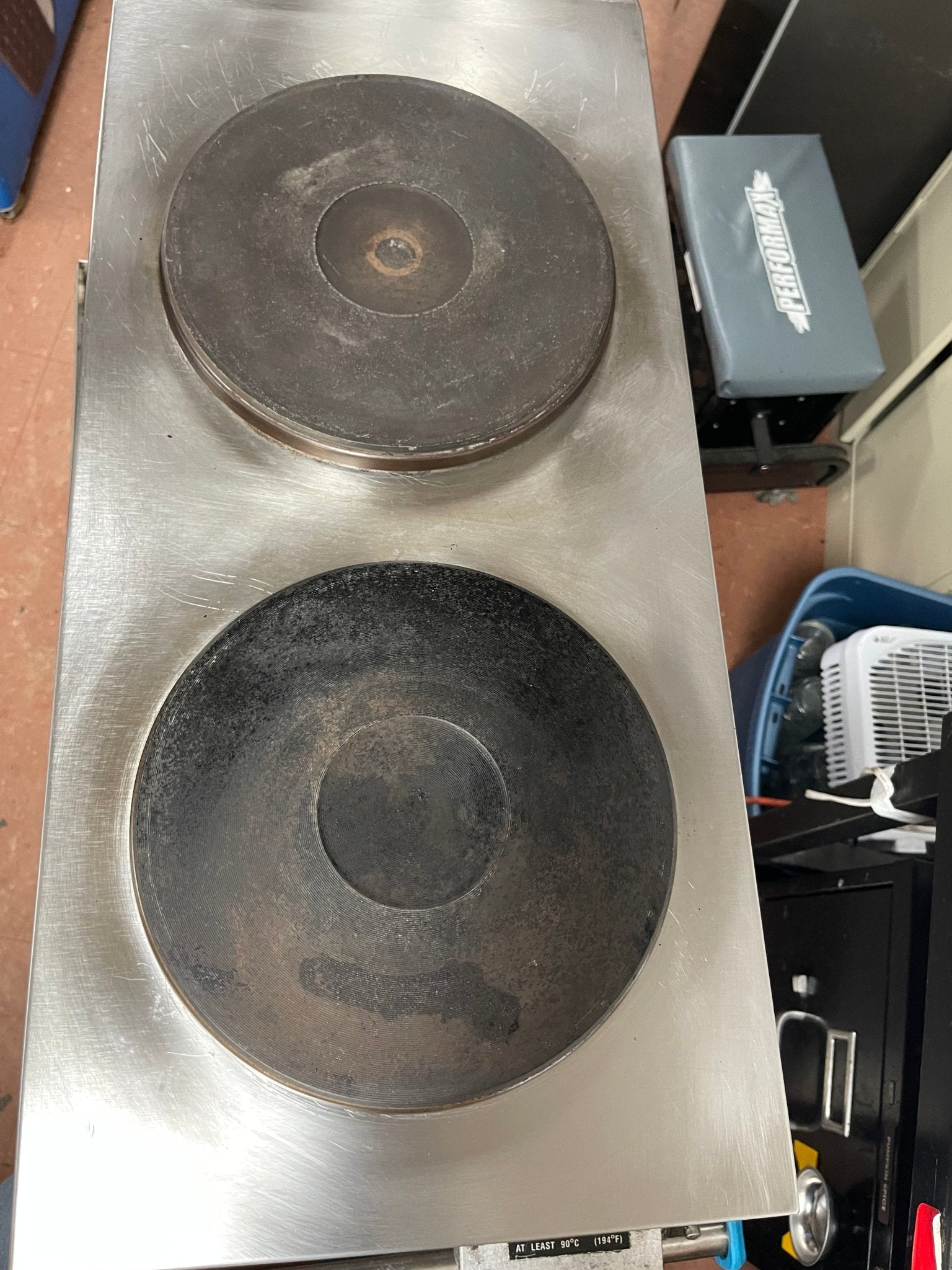 Used 12" Star - Max 502FF Two Element Countertop Electric Hot Plate 208/240, 1PH - Falcon Restaurant Supply - 6