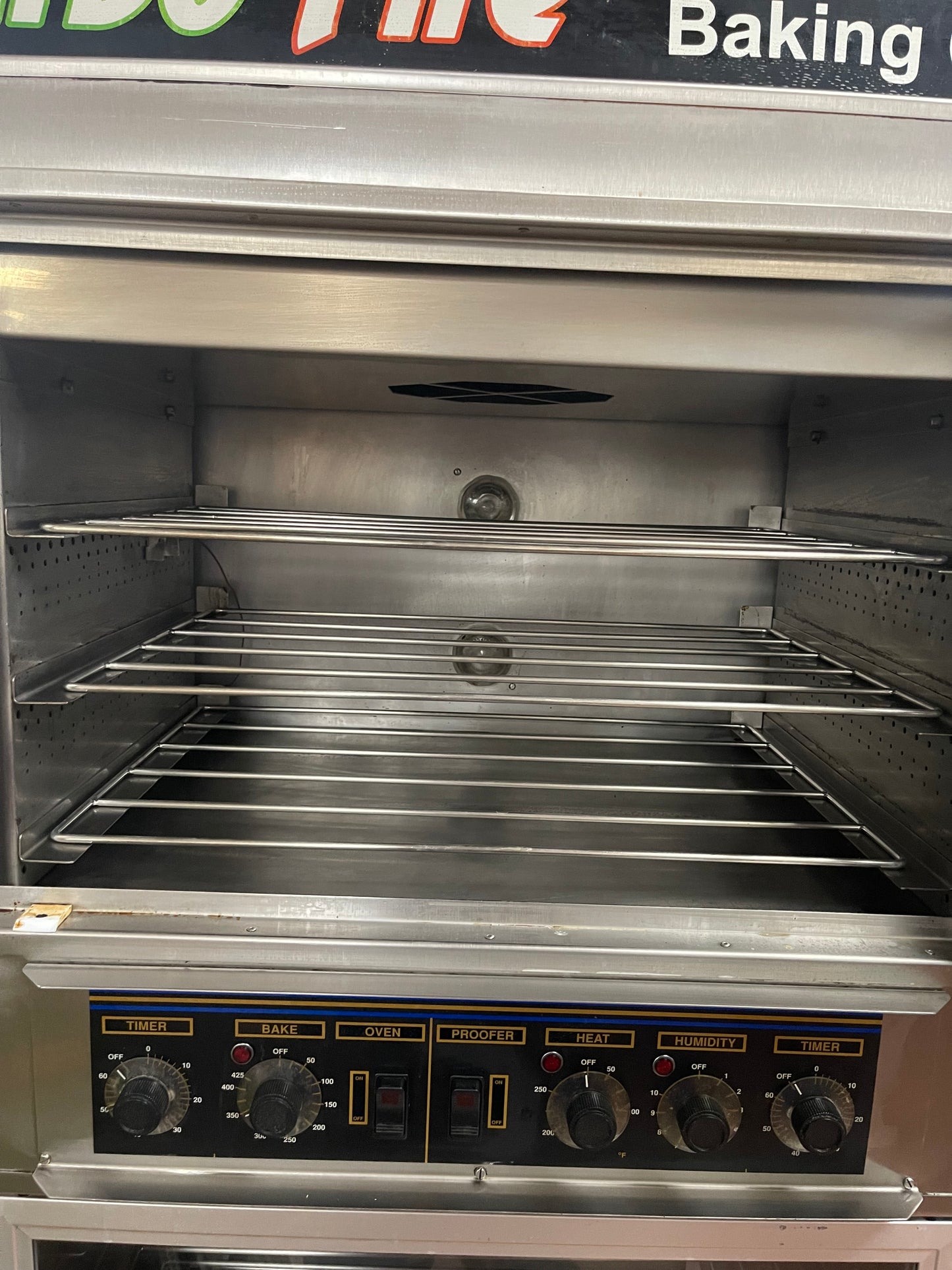 Used NU-VU  Double Deck Electric Oven Humidified Proofer Combo 208V 3Ph