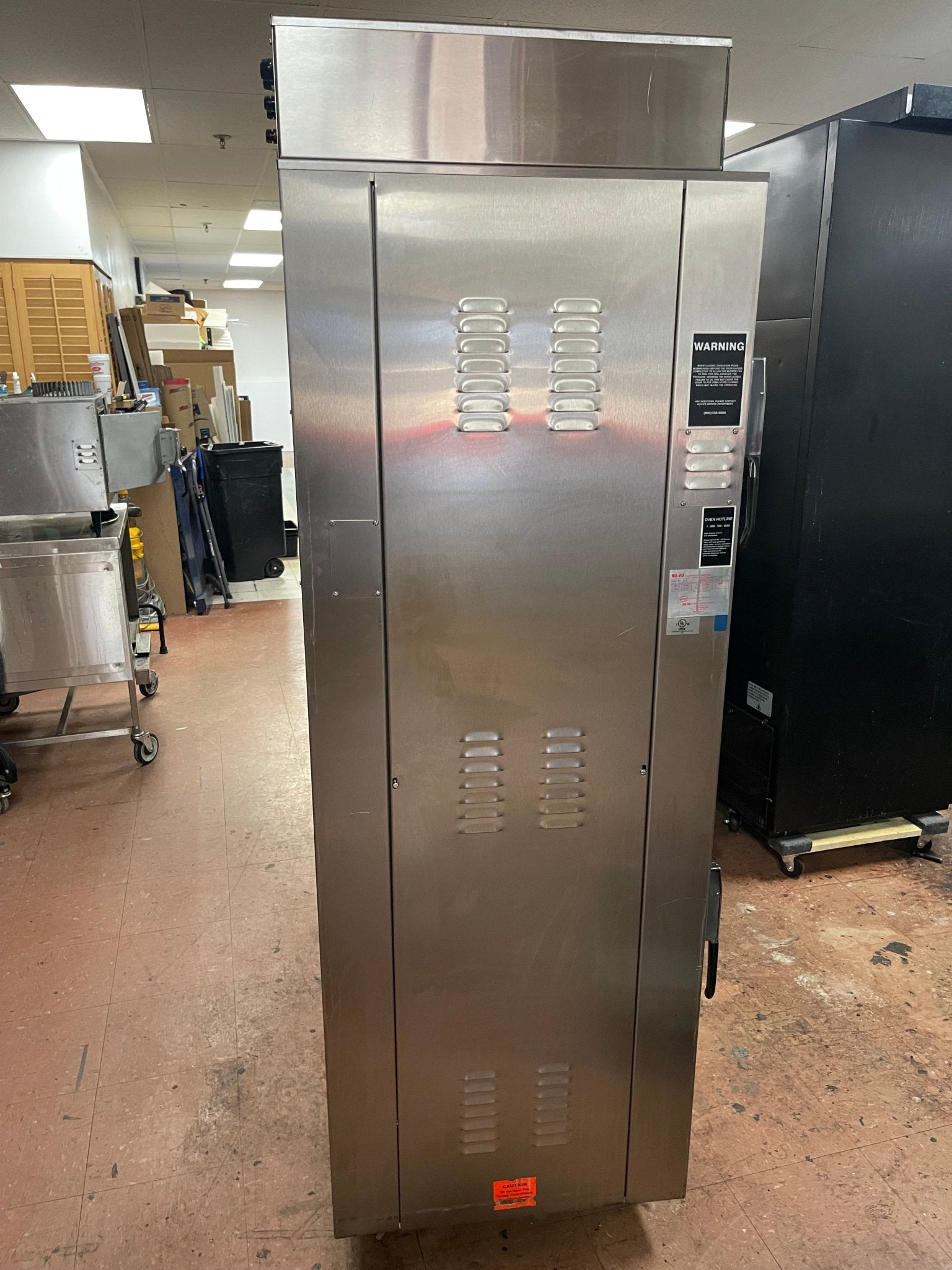 Used NU - VU Double Deck Electric Oven Humidified Proofer Combo 208V 3Ph - Falcon Restaurant Supply - 7