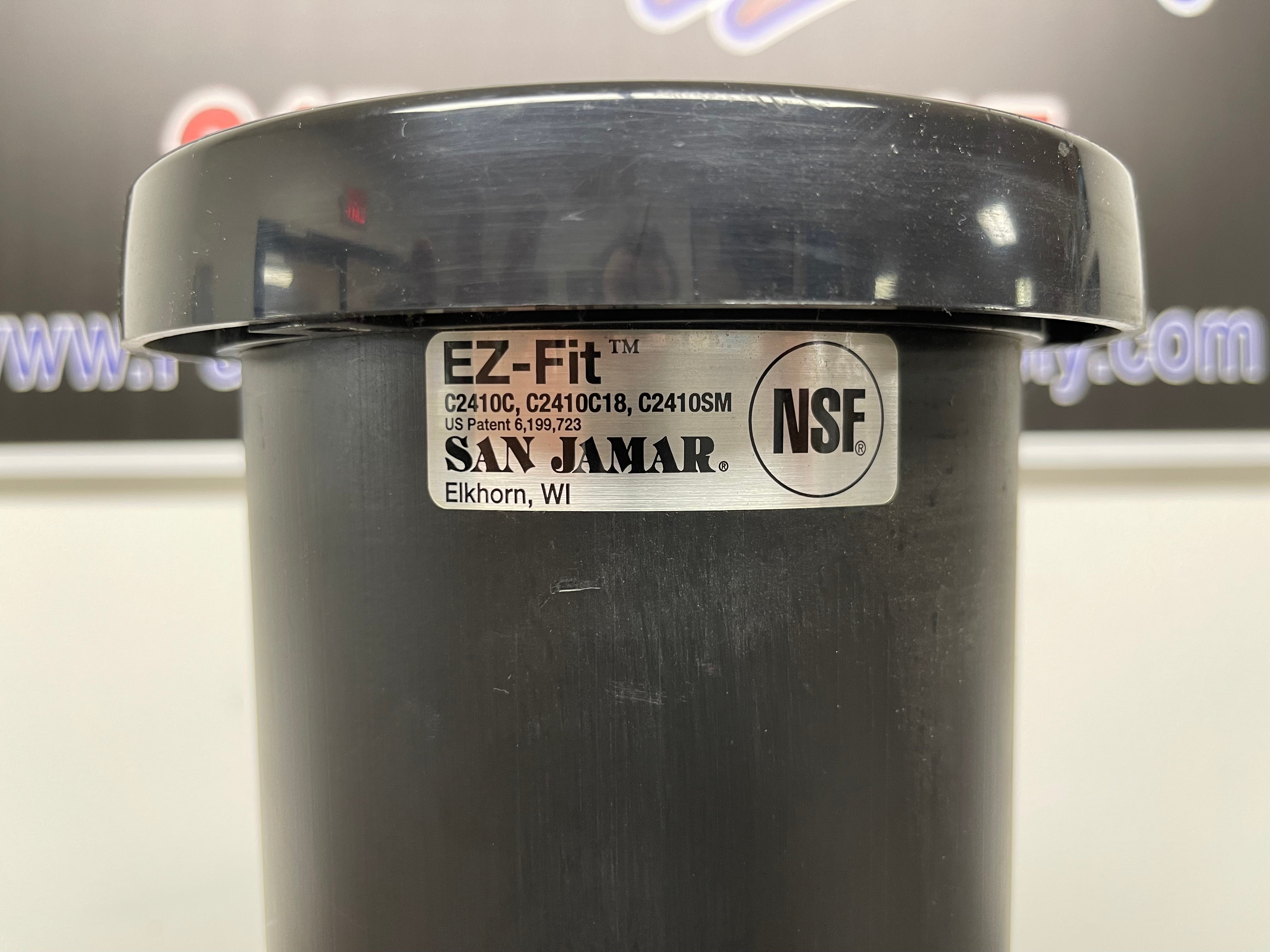 Used San Jamar C2410C18 Commercial Cup Sleeve Dispenser, Drop In with 16oz/21oz insert