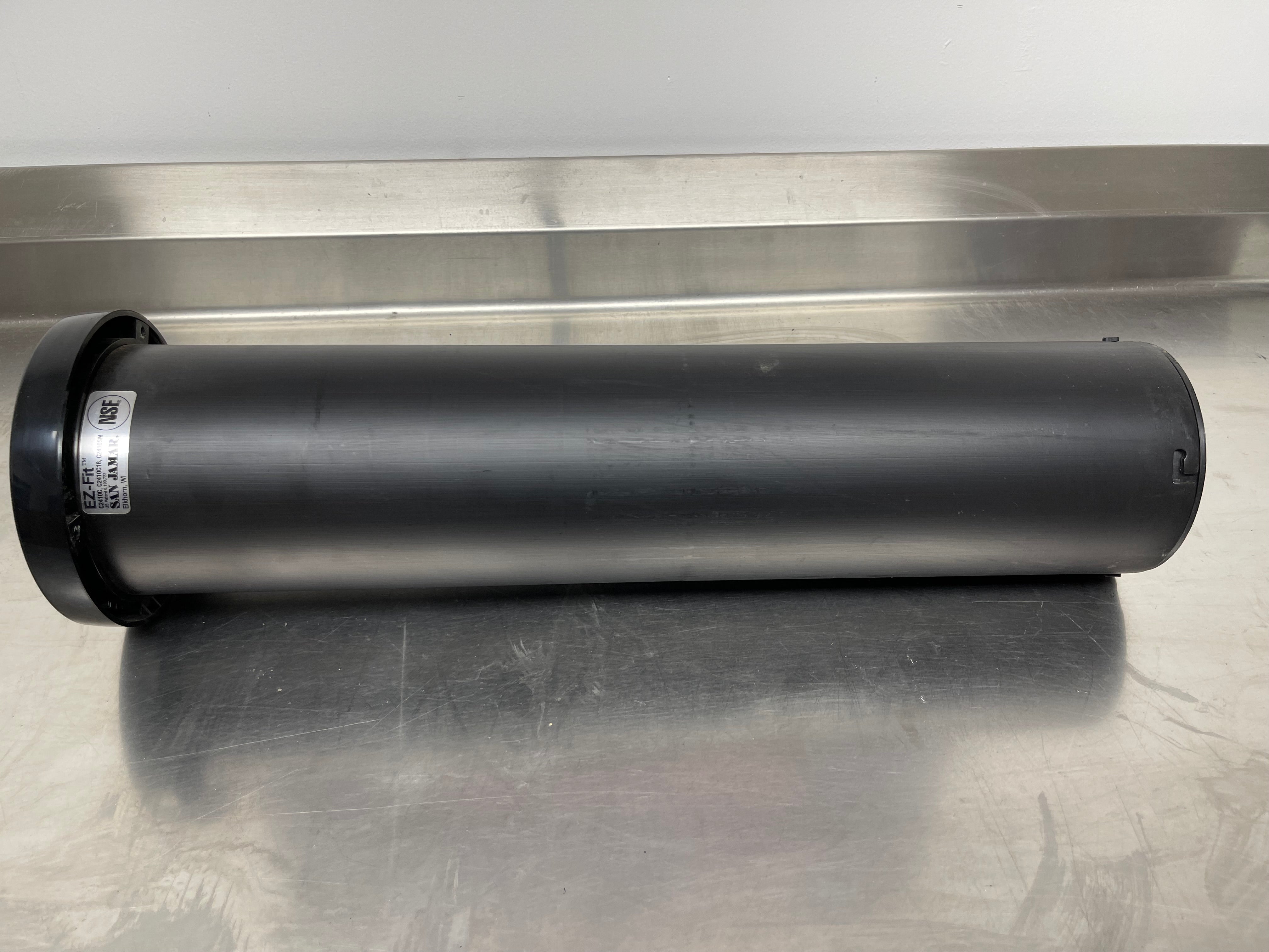 Used San Jamar C2410C18 Commercial Cup Sleeve Dispenser, Drop In with 16oz/21oz insert