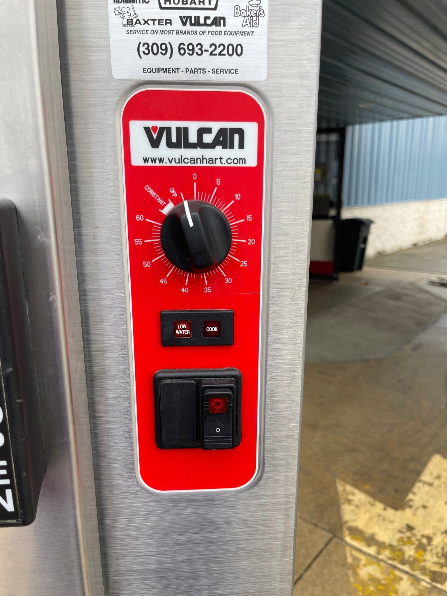 Used Vulcan C24EO5 Boilerless/Connectionless Double Steamer Oven Stack - 208V, 12 kW - Falcon Restaurant Supply - 4