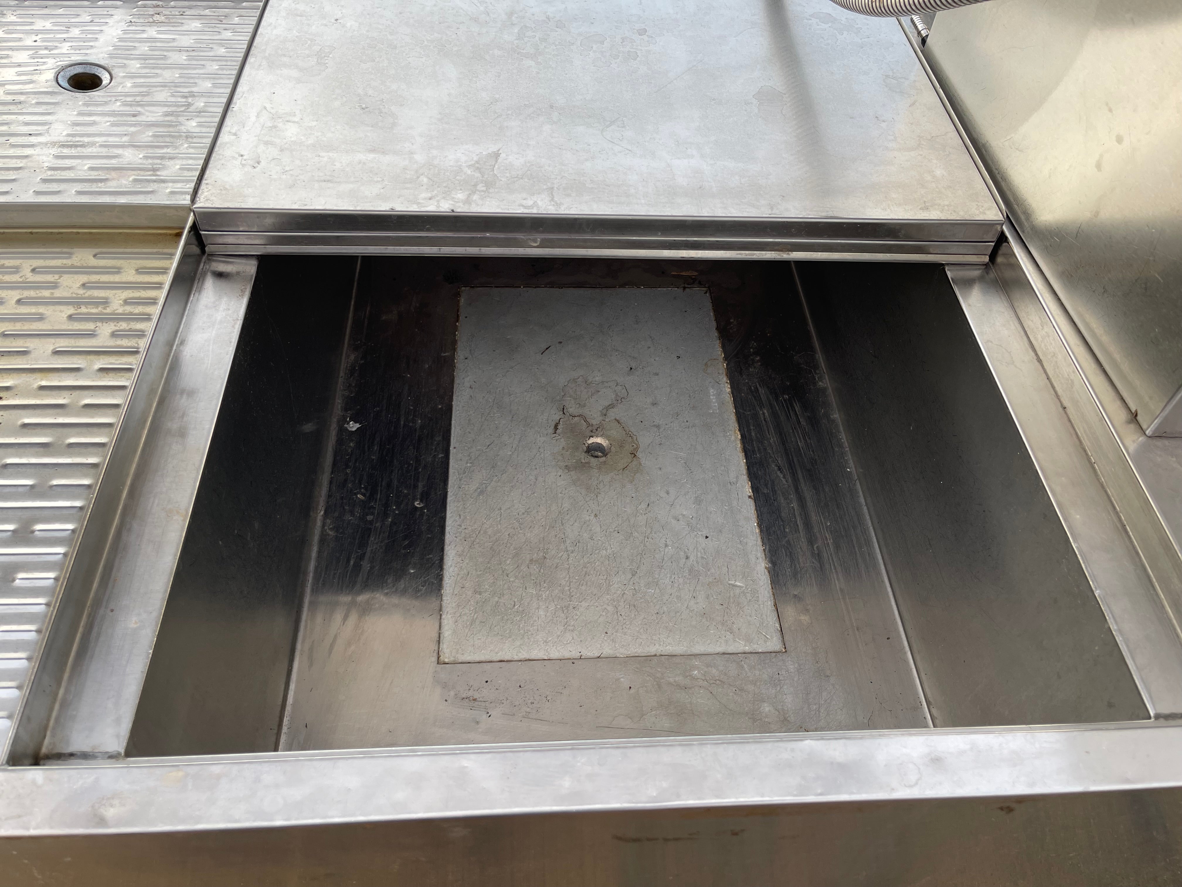 Used Krowne Custom Stainless Cocktail/Drink Station with Sink, Ice Bin and 2 Soda Guns - SS279