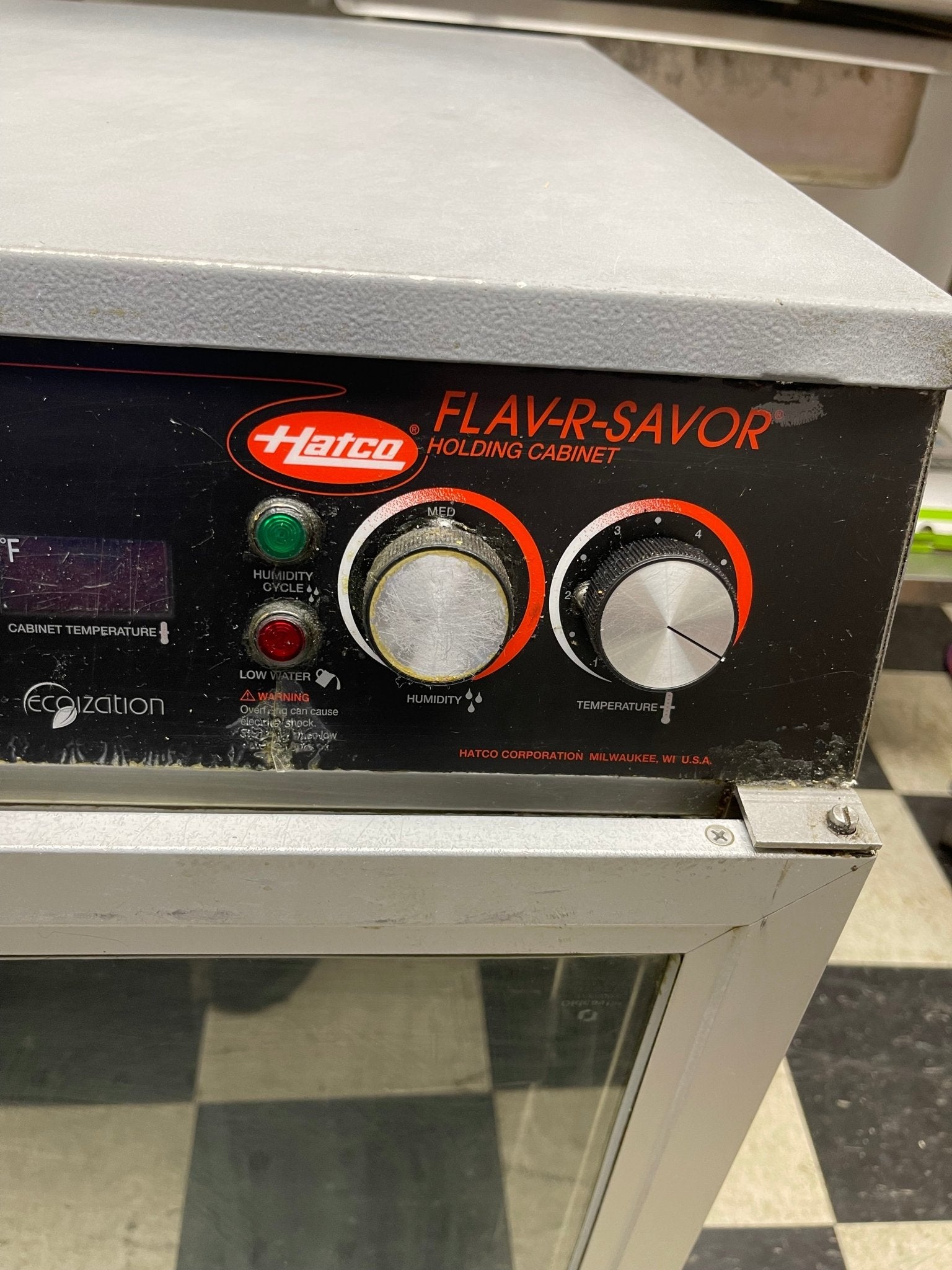 Used Hatco FSHC - 7 - 1 Flav - R - Savor Humidified Heated Holding Warmer Cabinet 120v - Falcon Restaurant Supply - 3