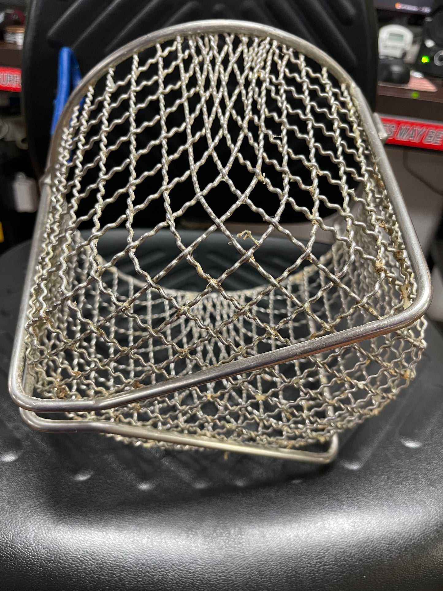 Used Round Deep Fryer Dip Basket