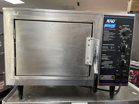 Used NU-VU XO-1 Half-Size Stainless Countertop Convection Steam Oven 120v