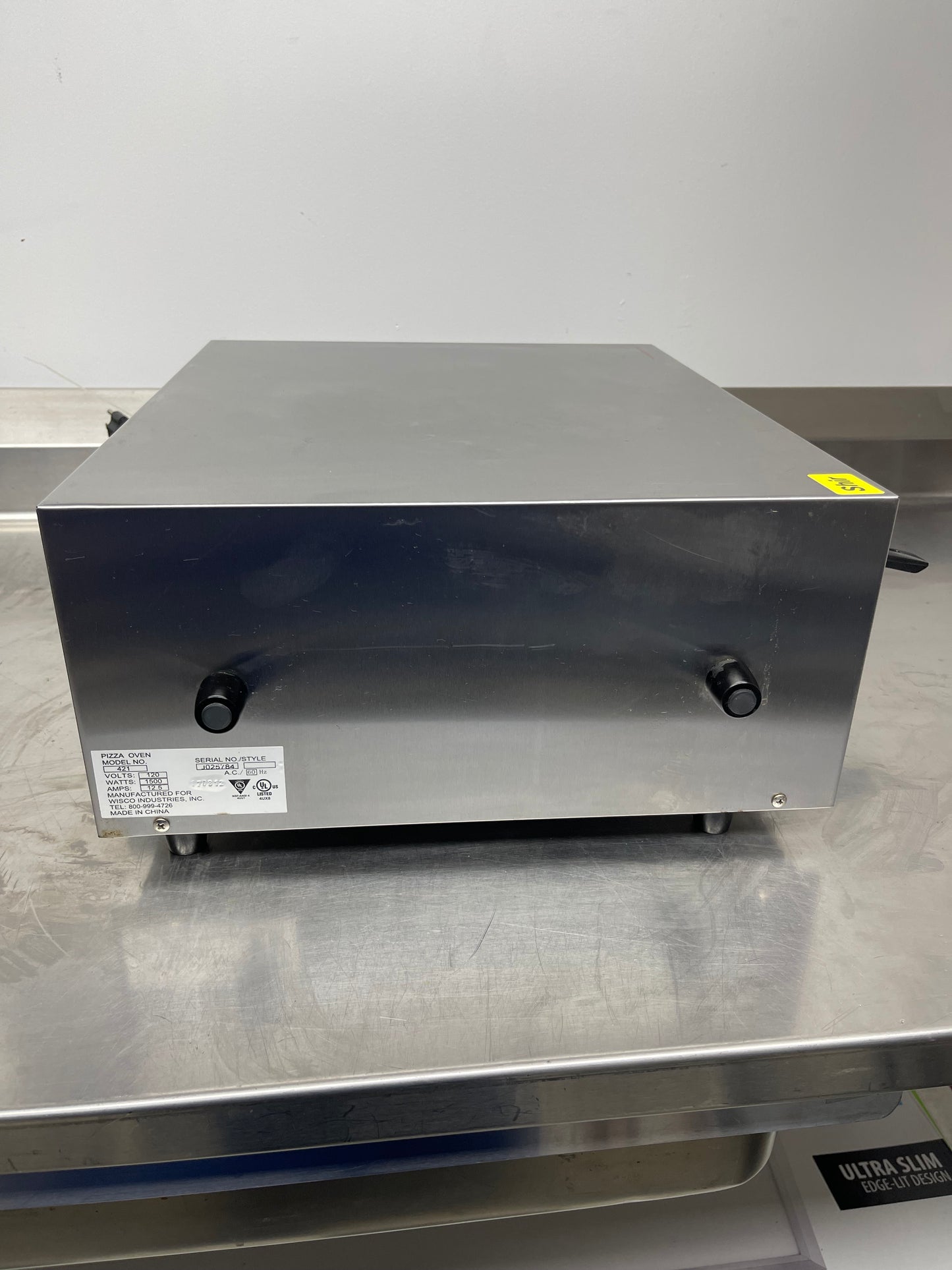 Used WISCO 421 Countertop Pizza Oven, LED Display 120V - Shir