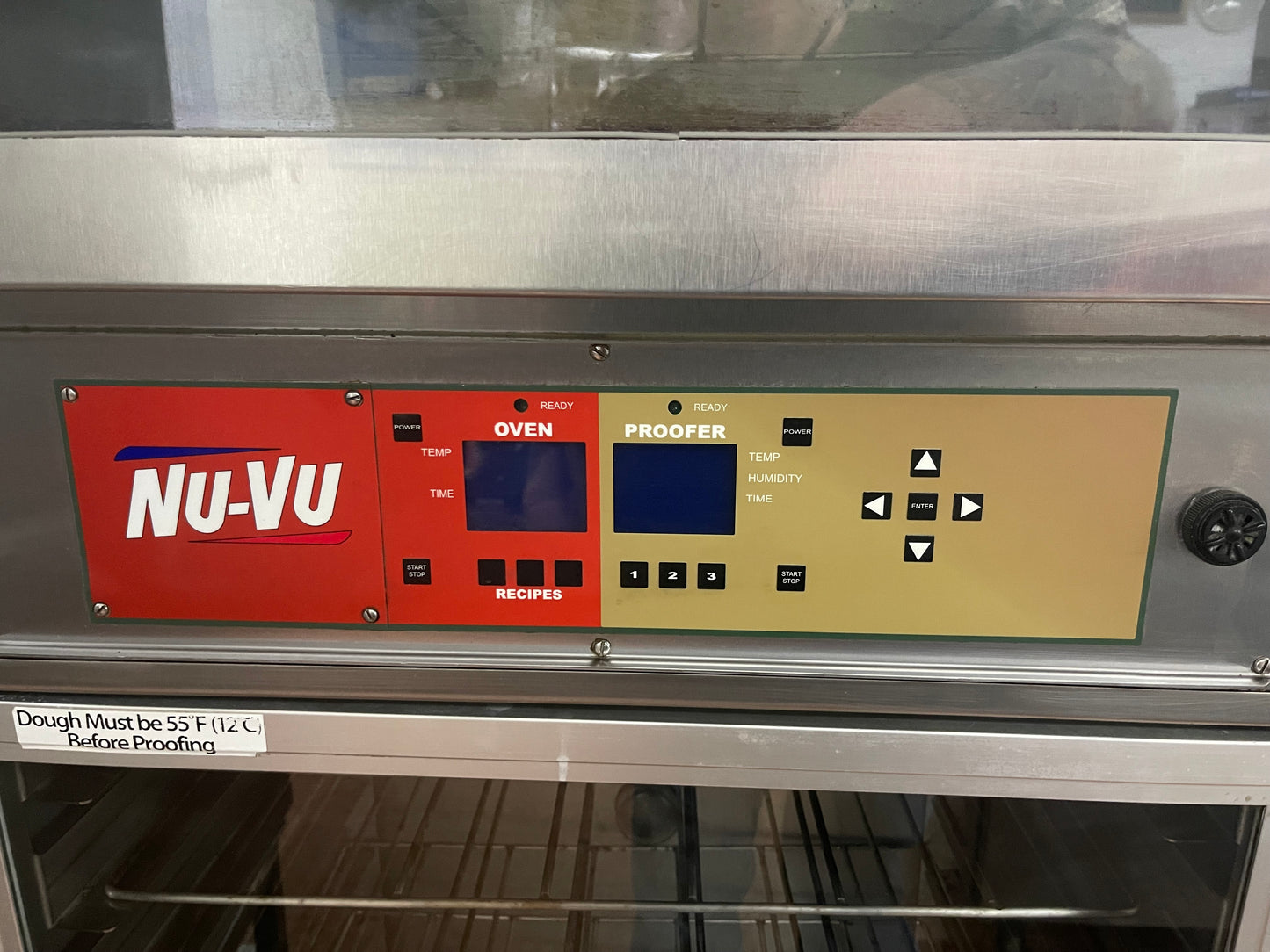 Used NU-VU SUB-123P Double Deck Digital Commercial Electric Oven Proofer Combo 220V